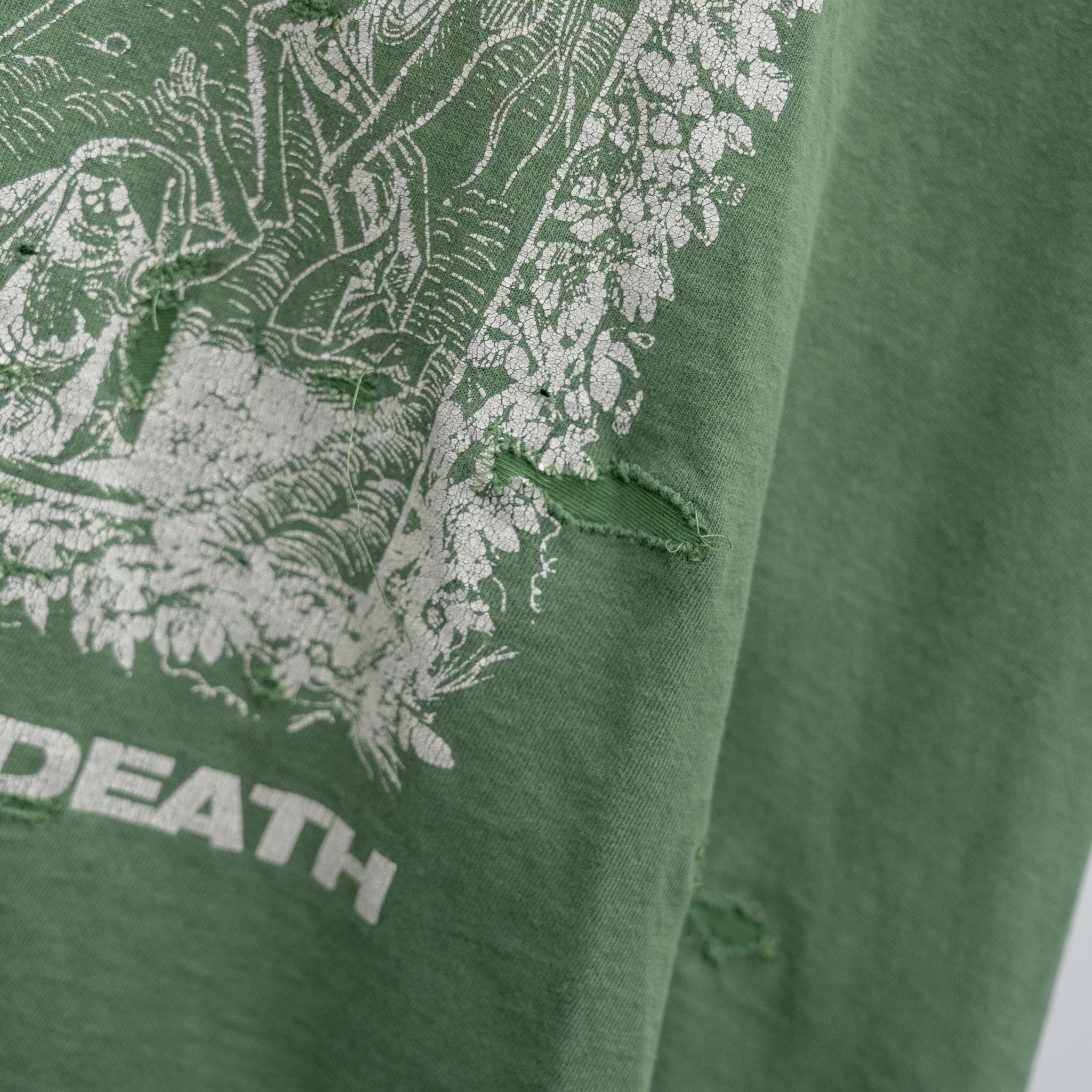HEAVILY REPAIRED TYPE O NEGATIVE 'ORCHESTRA OF DEATH' TEE - 1990'S