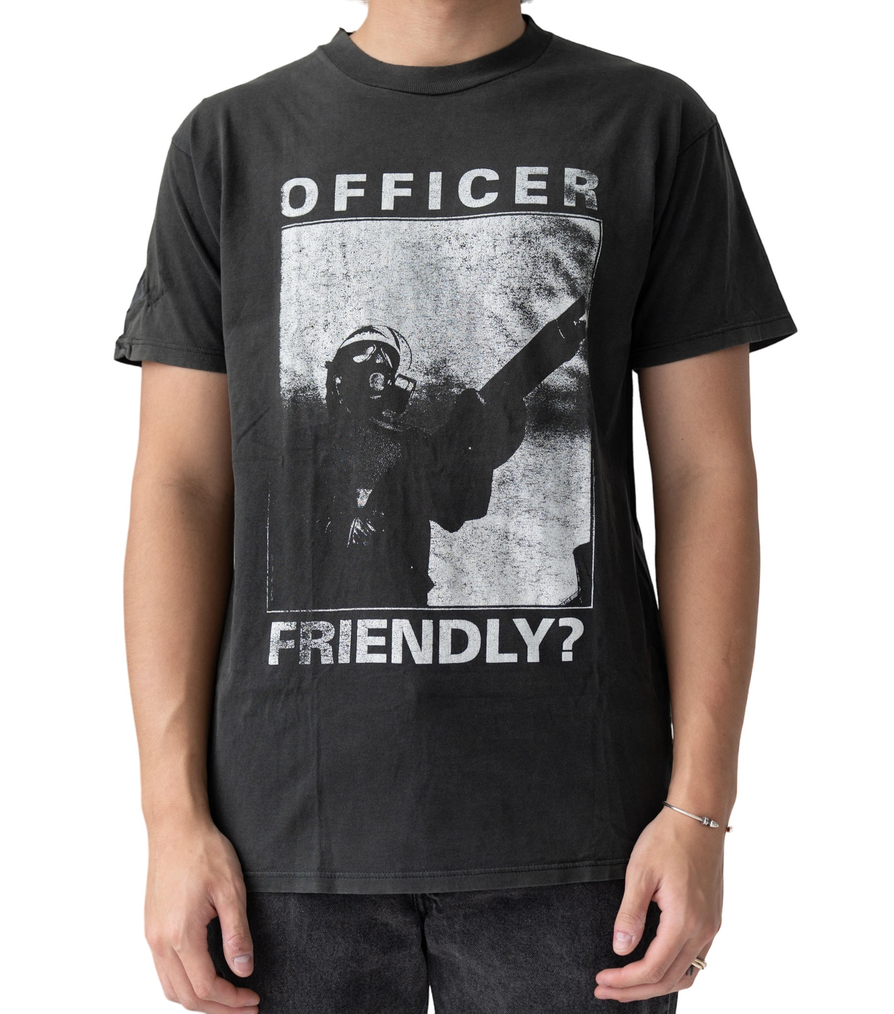 FADED OFFICER FRIENDLY TEE