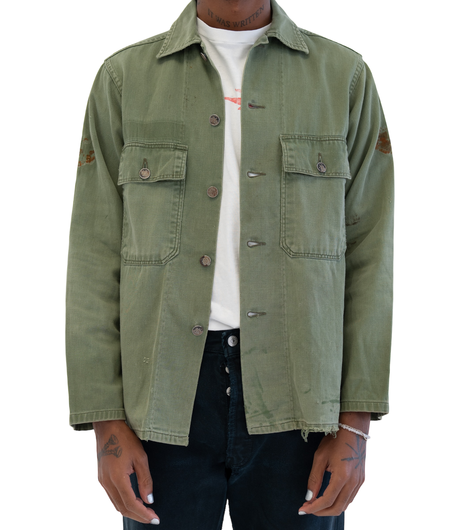 70's DISTRESSED MILITARY JACKET