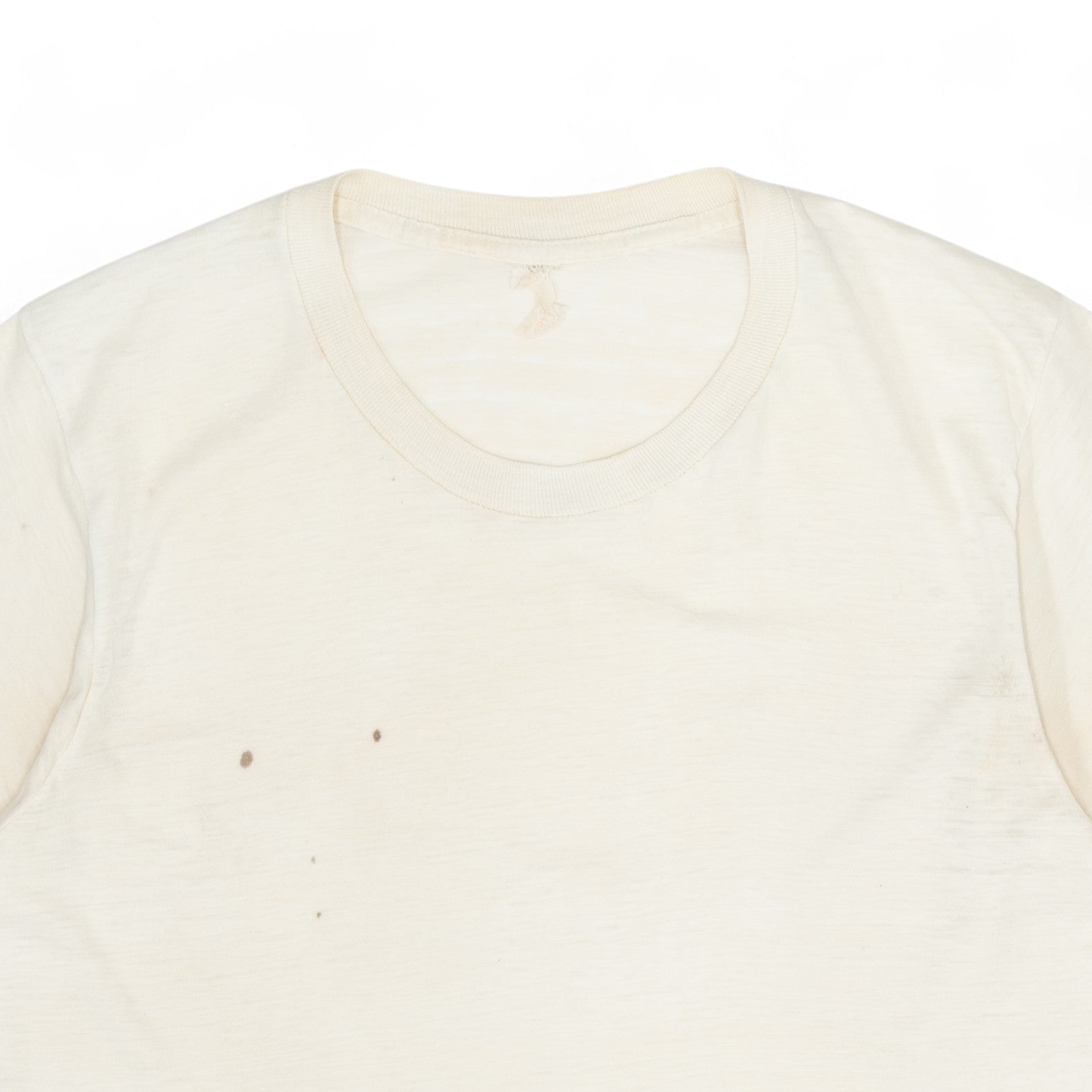 SOFT BLANK WHITE TEE - 1960'S