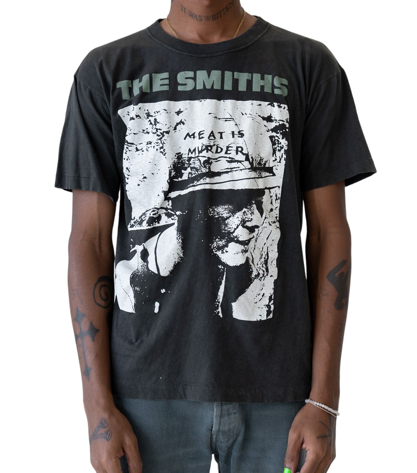 SINGLE STITCH THE SMITHS 'MEAT IS MURDER' TEE - 1980'S