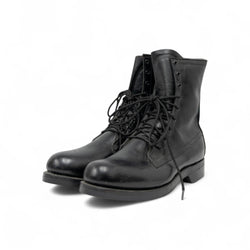 LEATHER MILITARY COMBAT BOOTS - 1970/80'S