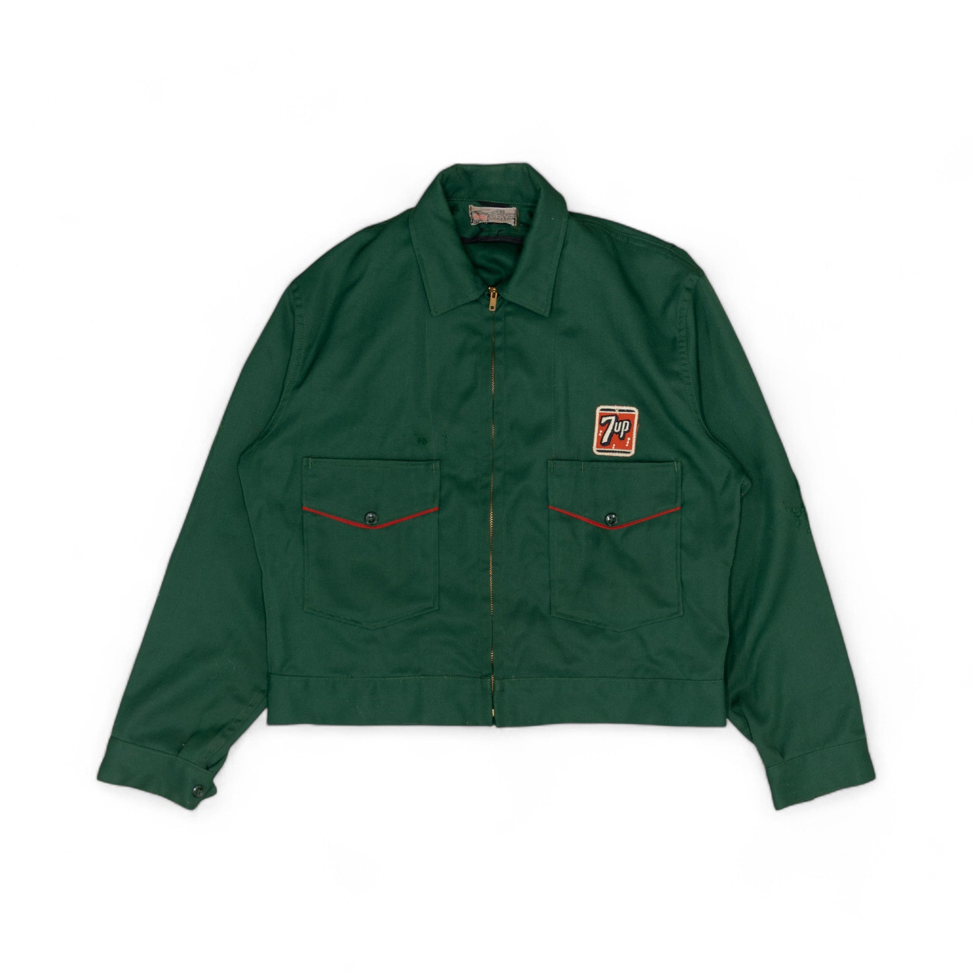 RIVERSIDE MASTERBILT '7UP' PROMOTIONAL WORK JACKET - 1960'S