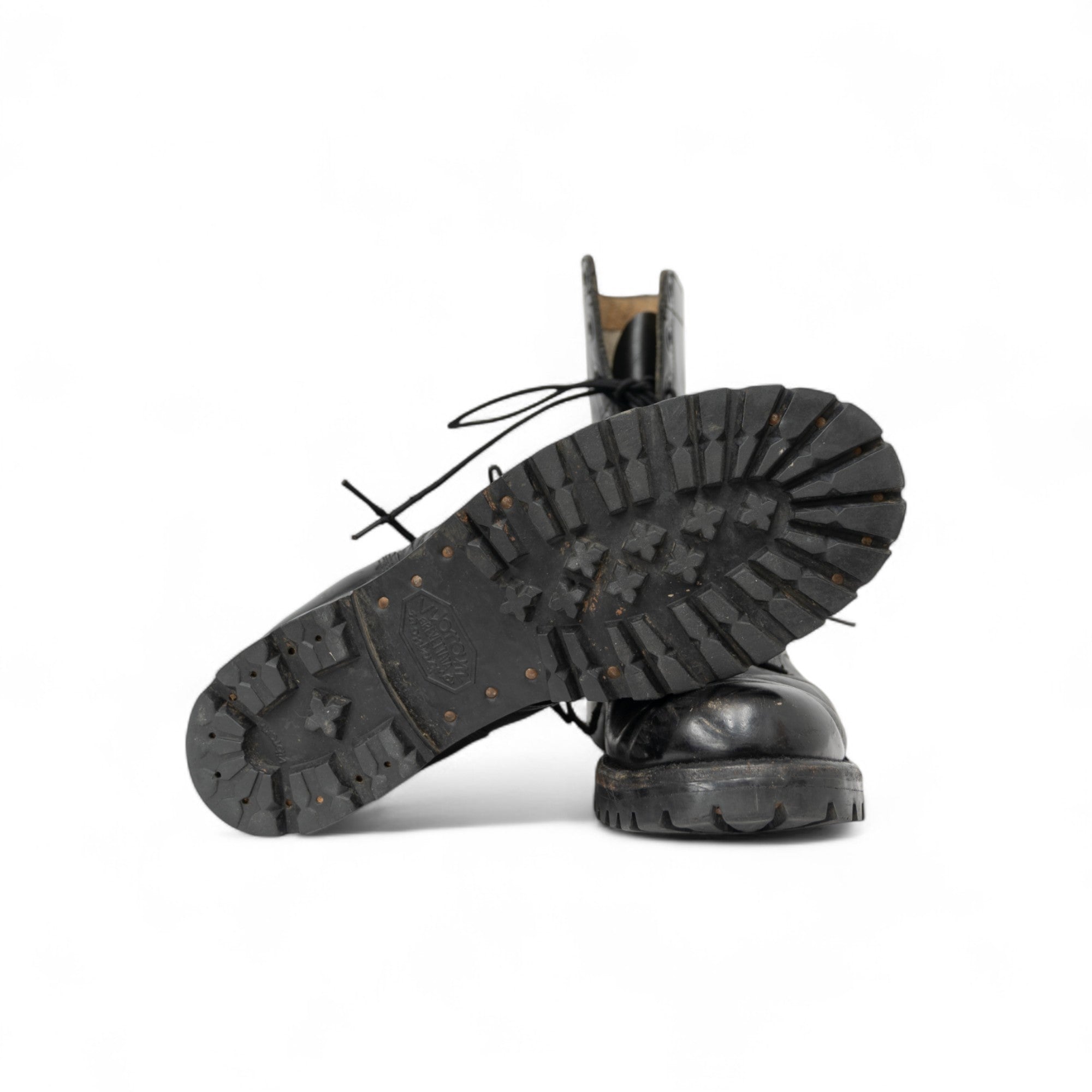 LUG COMBAT BOOTS W/ VIBRAM SOLE - 1960'S