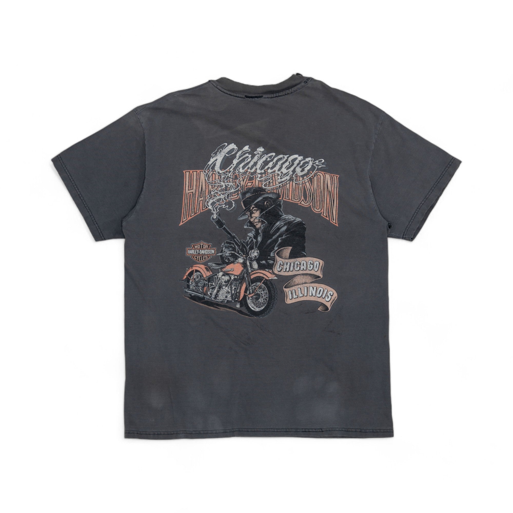 SUN-FADED HARLEY TEE - 1990'S