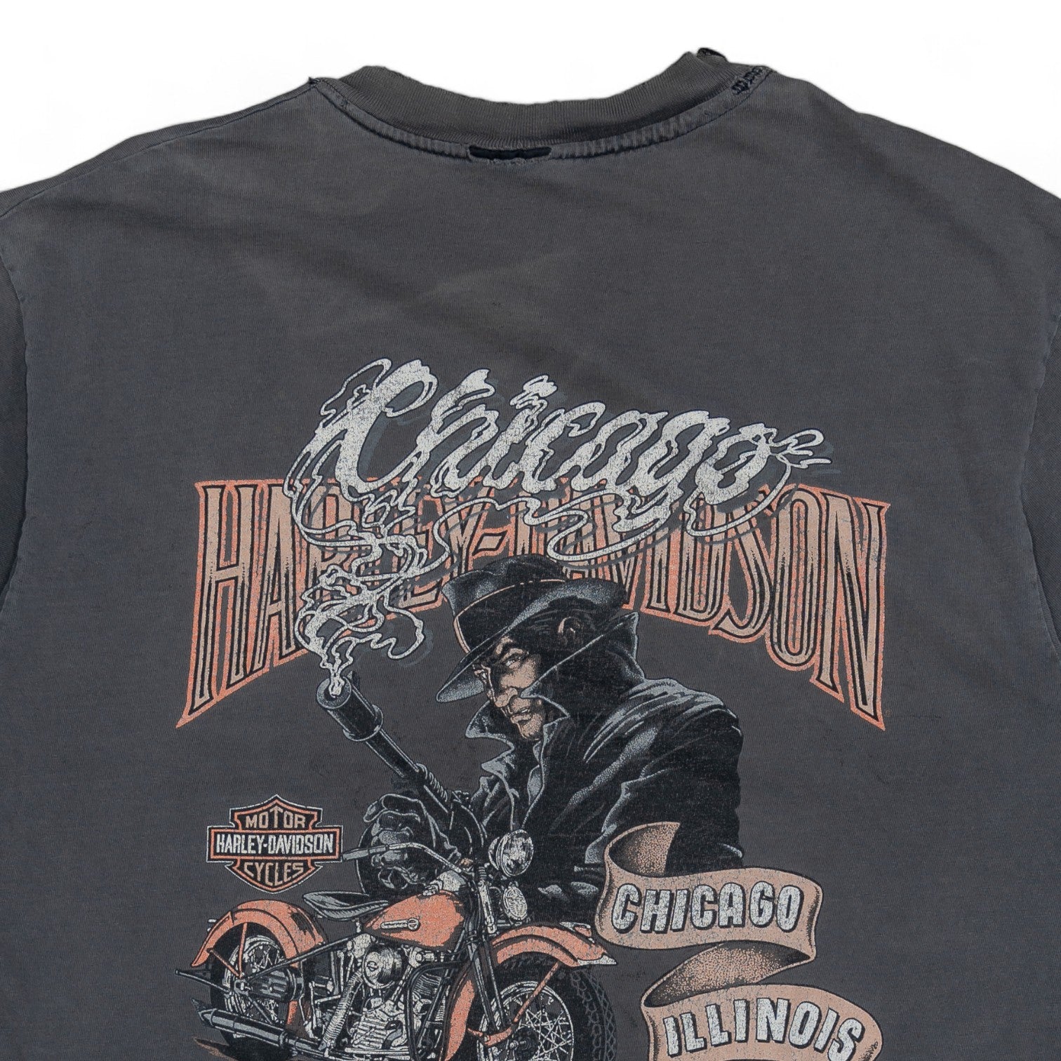 SUN-FADED HARLEY TEE - 1990'S