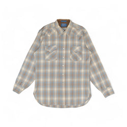 PENDLETON WESTERN WEAR PEARL SNAP BUTTON WOOL SHIRT - 1970'S