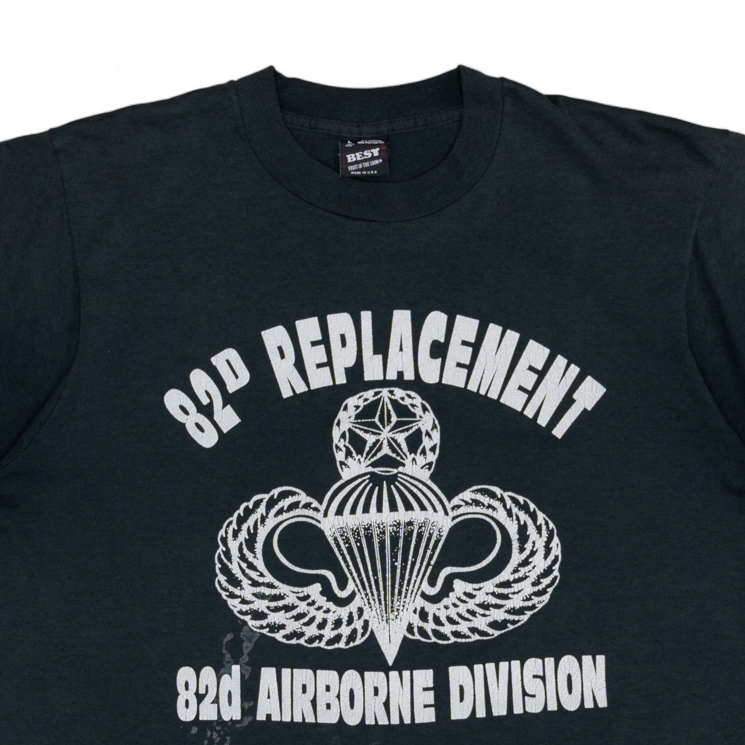 PAPER THIN 82D AIRBORNE DIVISION TEE - 1980'S