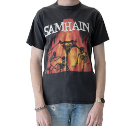 FADED SINGLE STITCH SAMHAIN 'NOVEMBER COMING FIRE' TEE - 1990'S