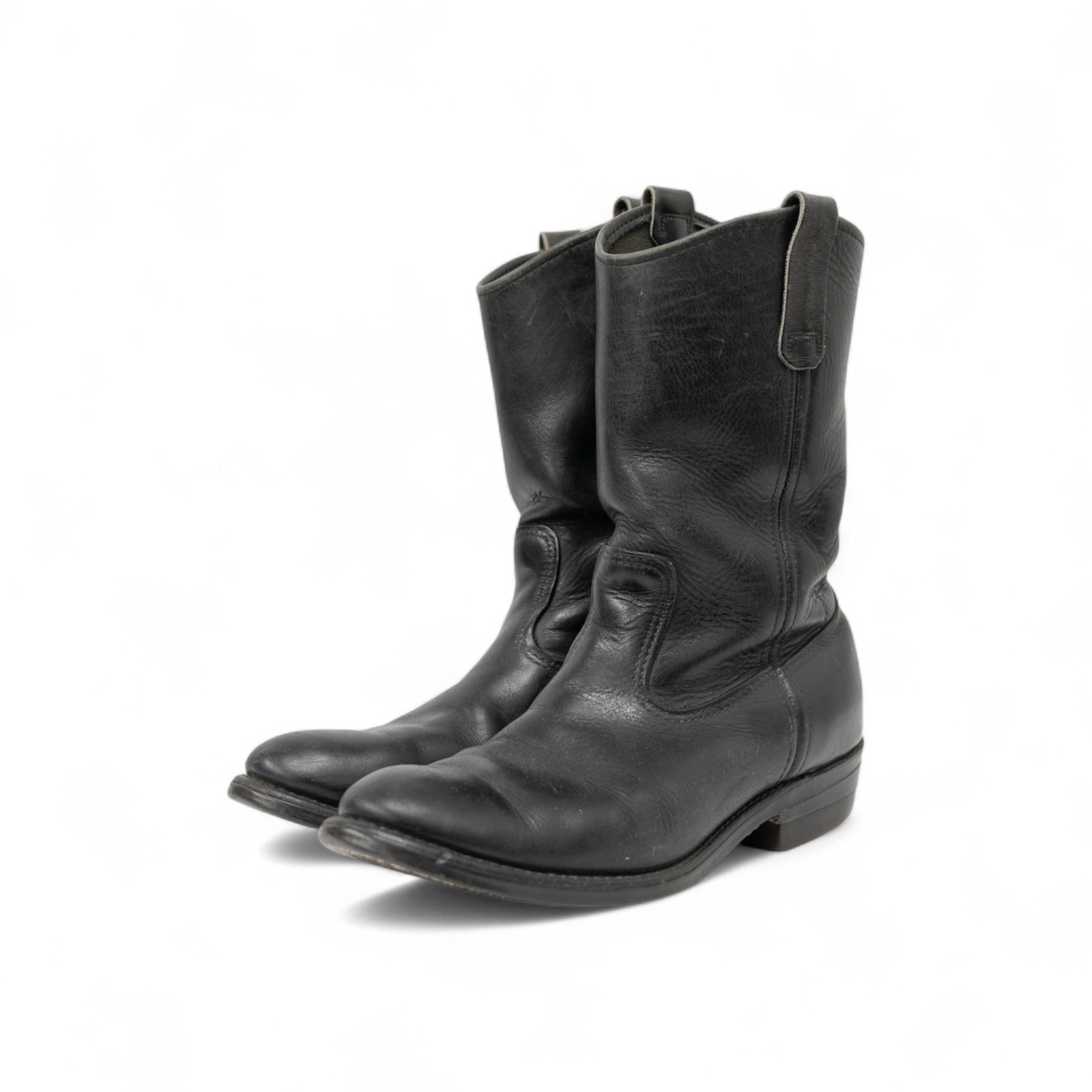LEATHER REDWING COWBOY BOOTS - 1970/80'S