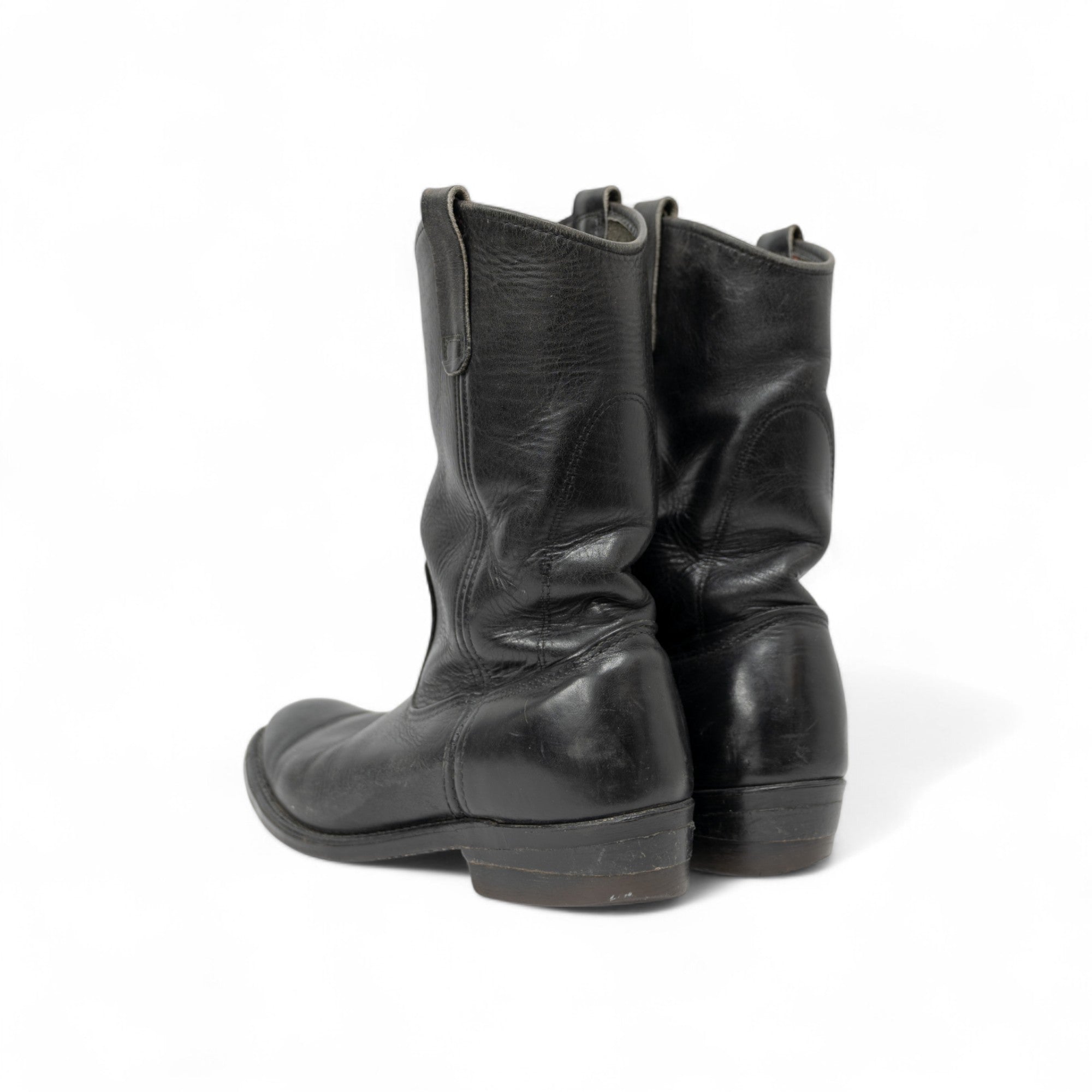 LEATHER REDWING COWBOY BOOTS - 1970/80'S