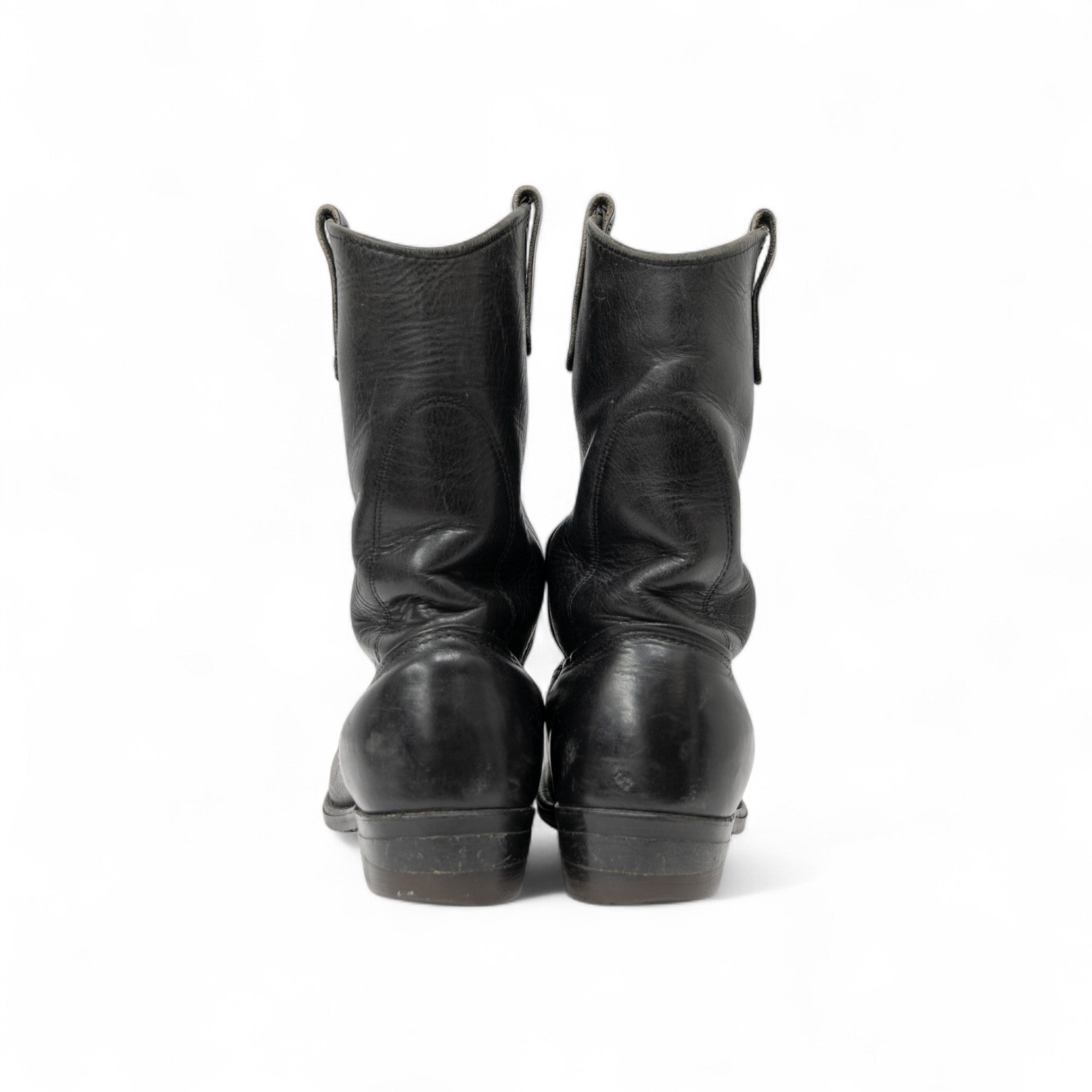 LEATHER REDWING COWBOY BOOTS - 1970/80'S