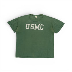 FADED/PAPER-THIN 'USMS' TEE - 1970'S
