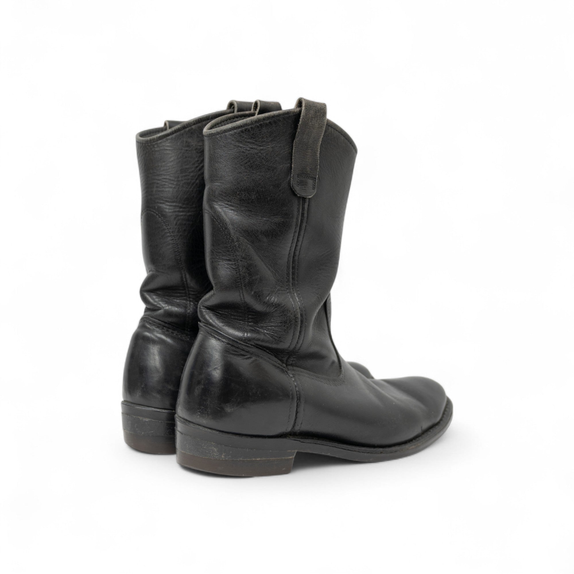 LEATHER REDWING COWBOY BOOTS - 1970/80'S