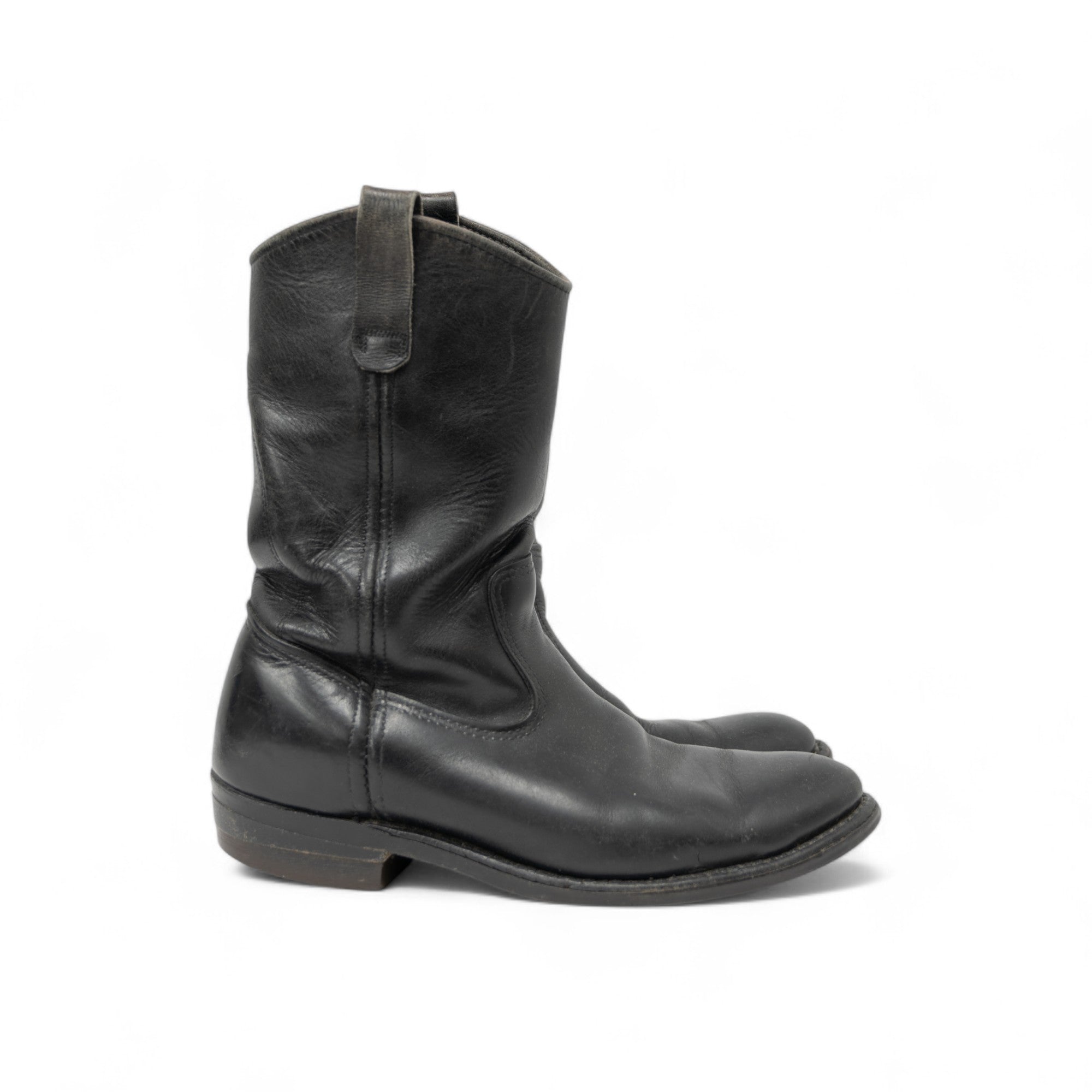LEATHER REDWING COWBOY BOOTS - 1970/80'S