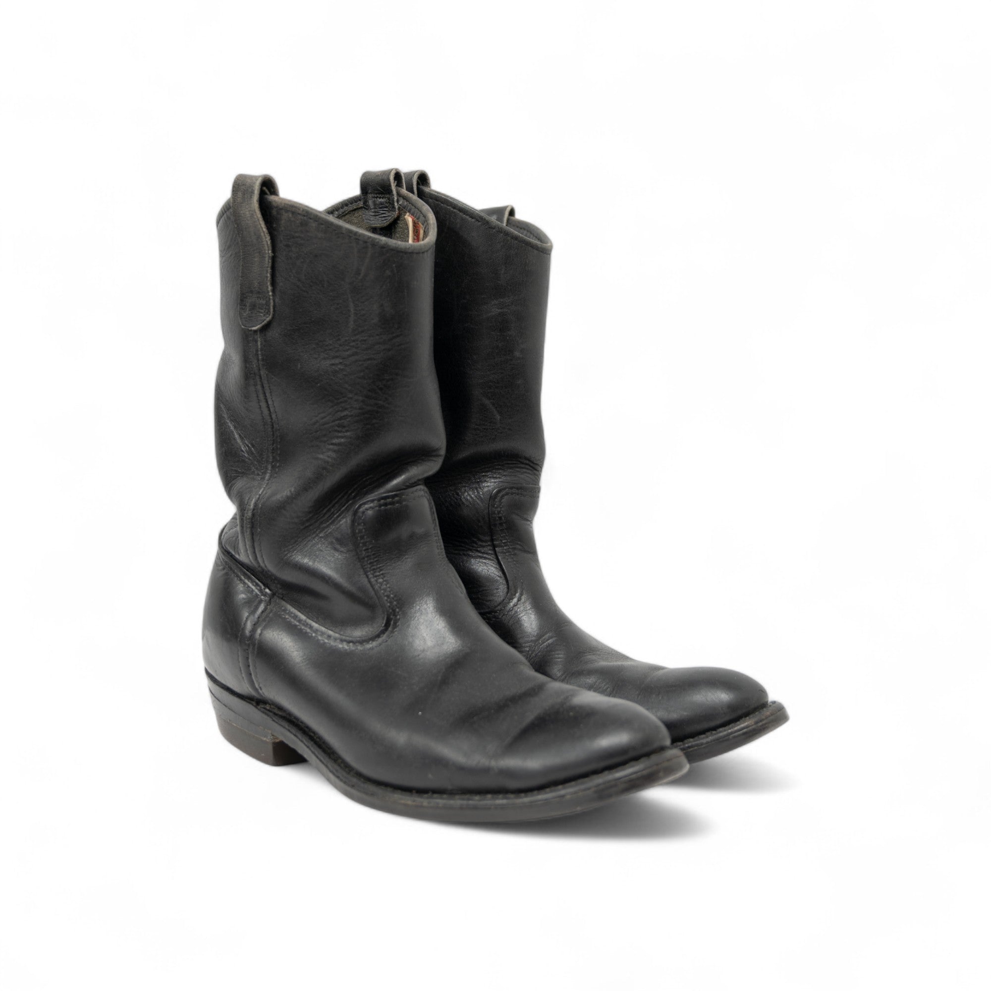 LEATHER REDWING COWBOY BOOTS - 1970/80'S