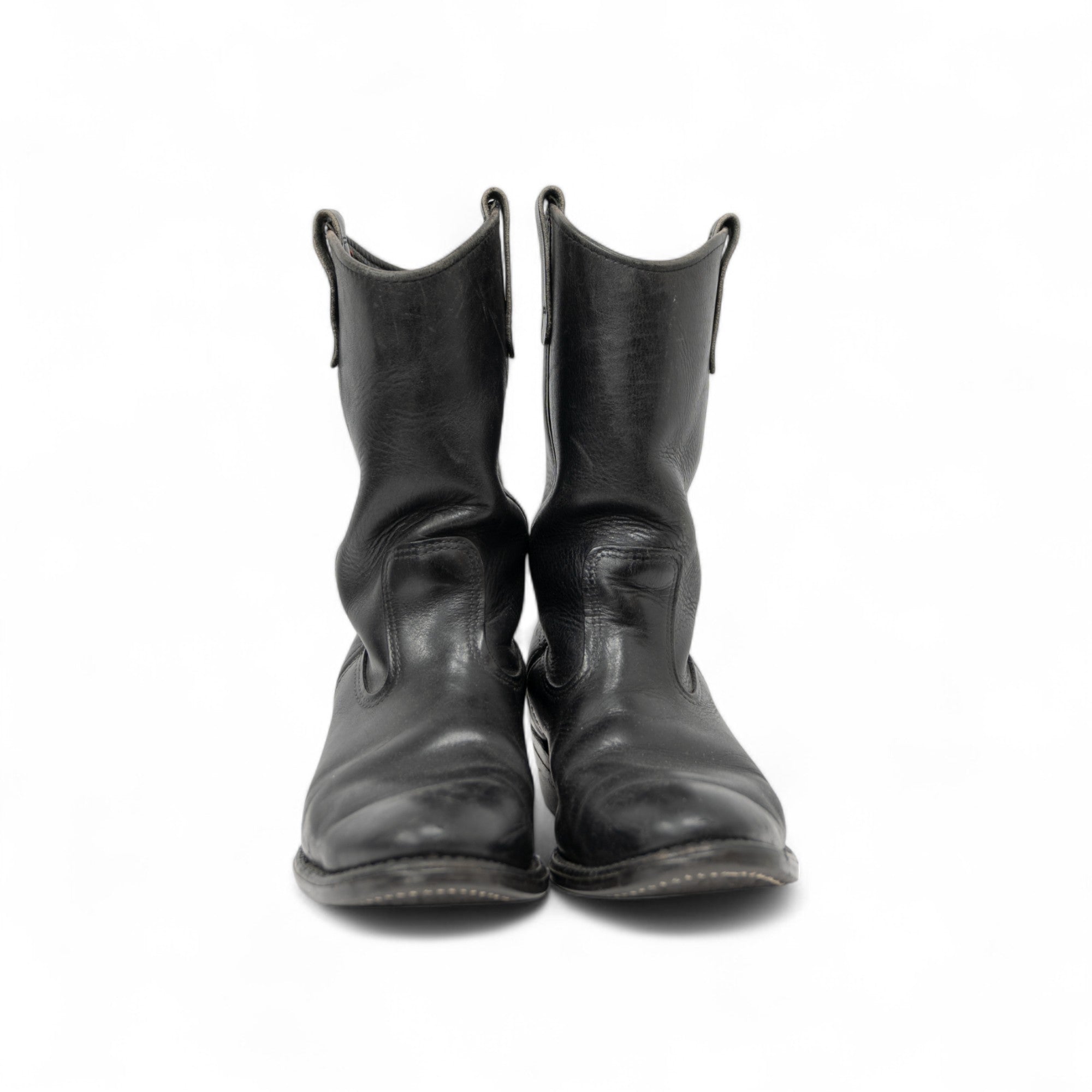 LEATHER REDWING COWBOY BOOTS - 1970/80'S