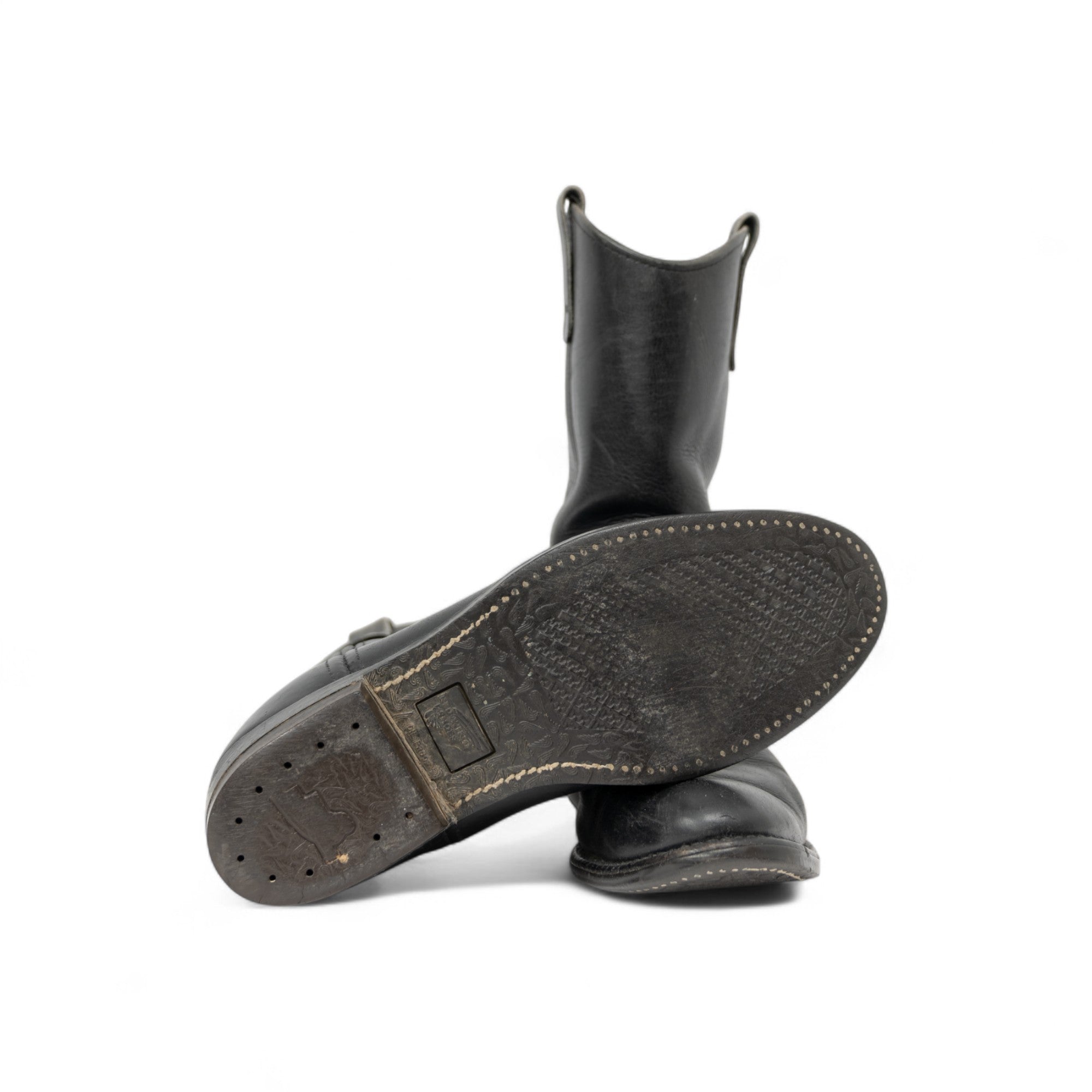 LEATHER REDWING COWBOY BOOTS - 1970/80'S