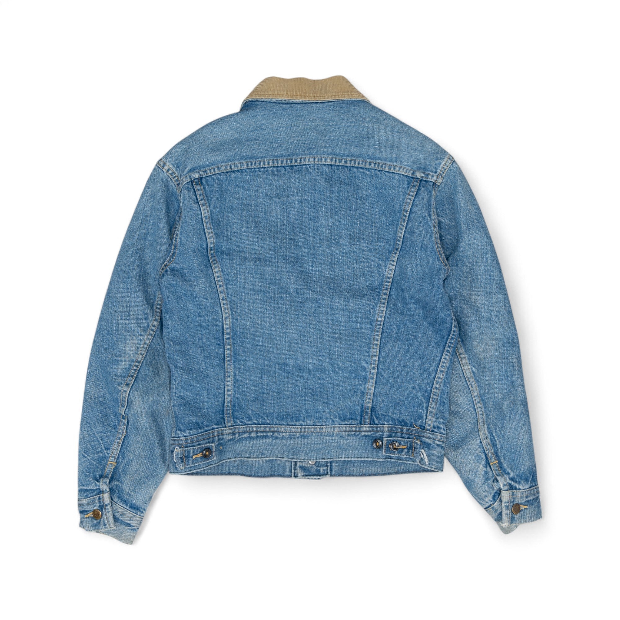 LEE STORM RIDER BLAKNET LINED DENIM JACKET - 1970'S