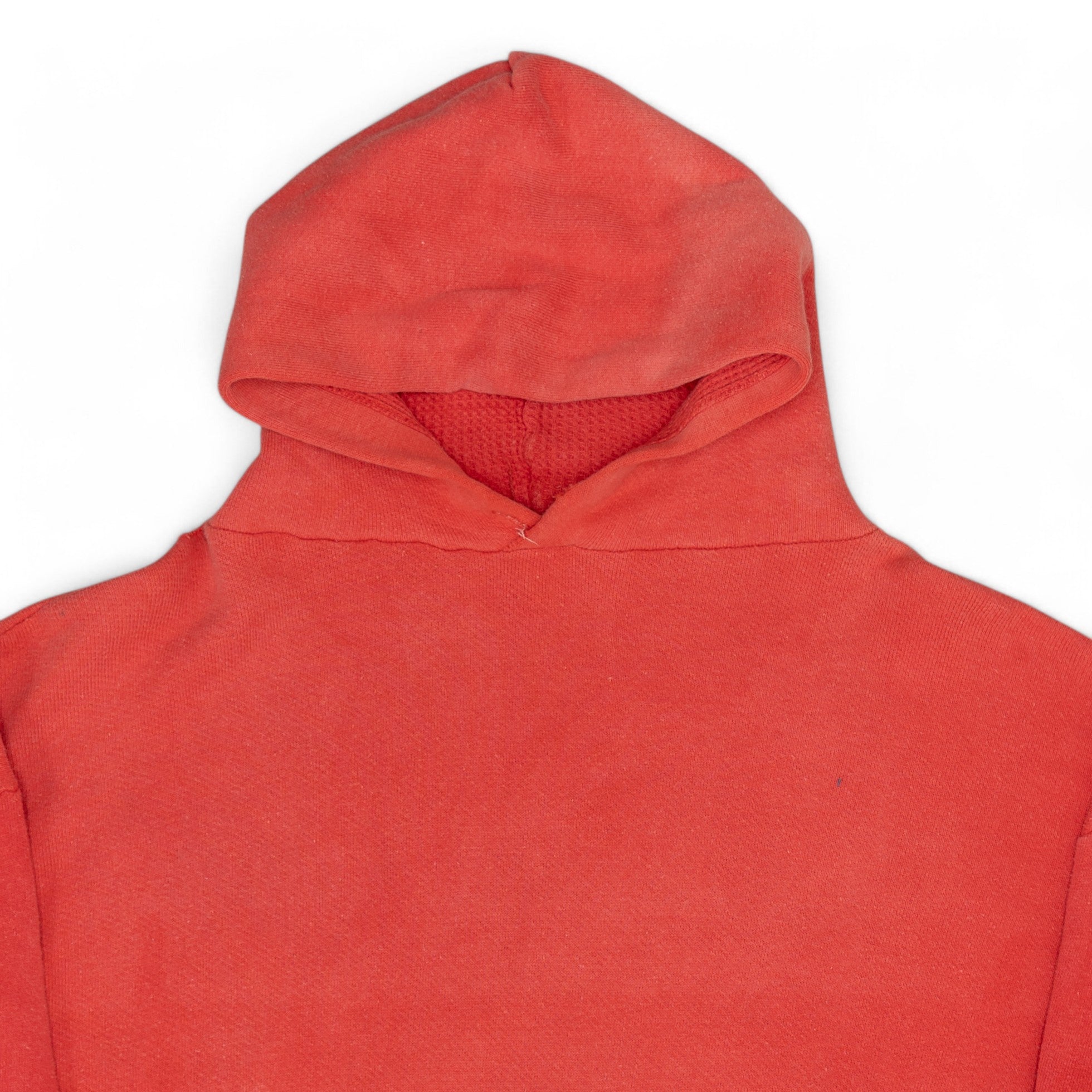 RED THERMAL LINED HOODED SWEATSHIRT - 1950/60'S