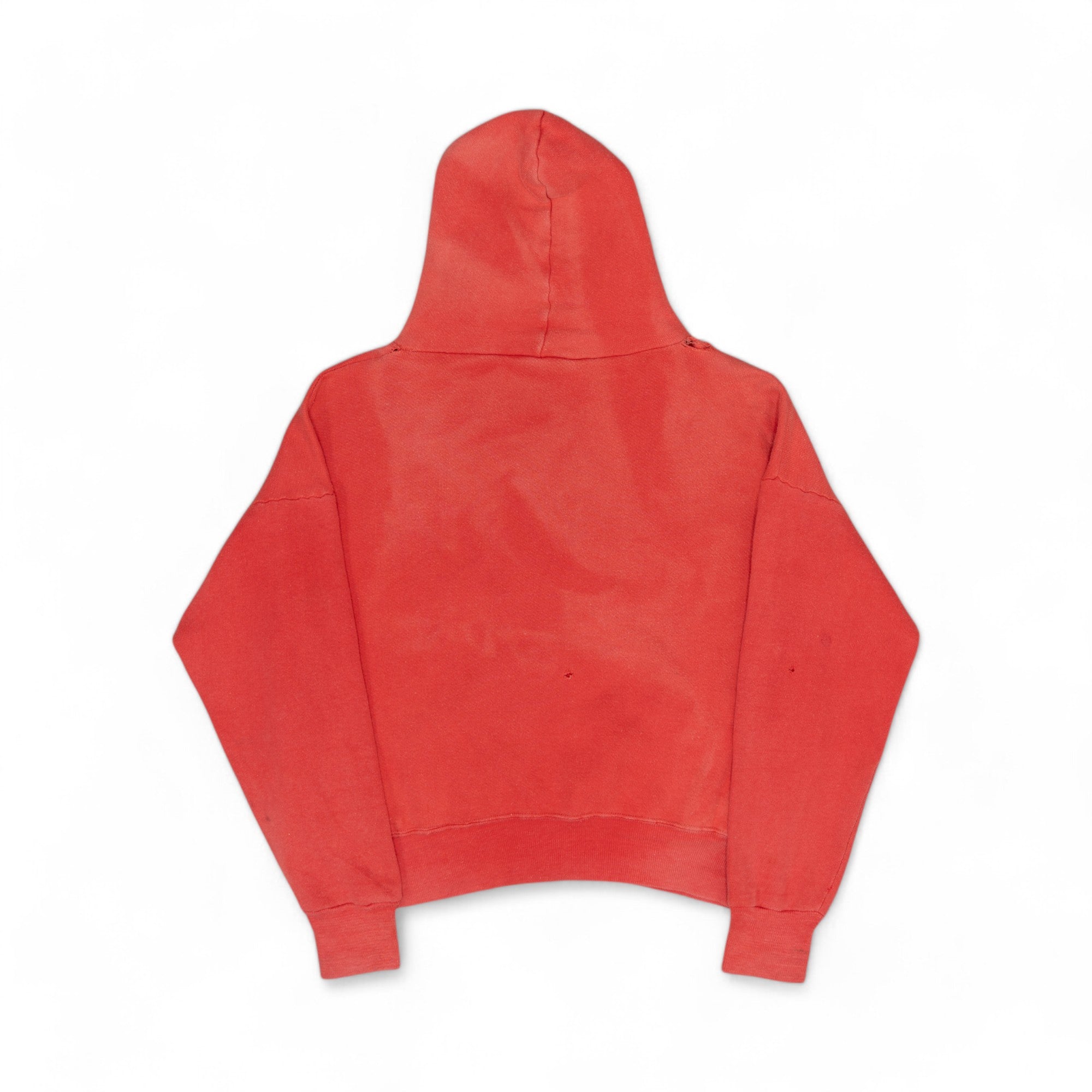 RED THERMAL LINED HOODED SWEATSHIRT - 1950/60'S