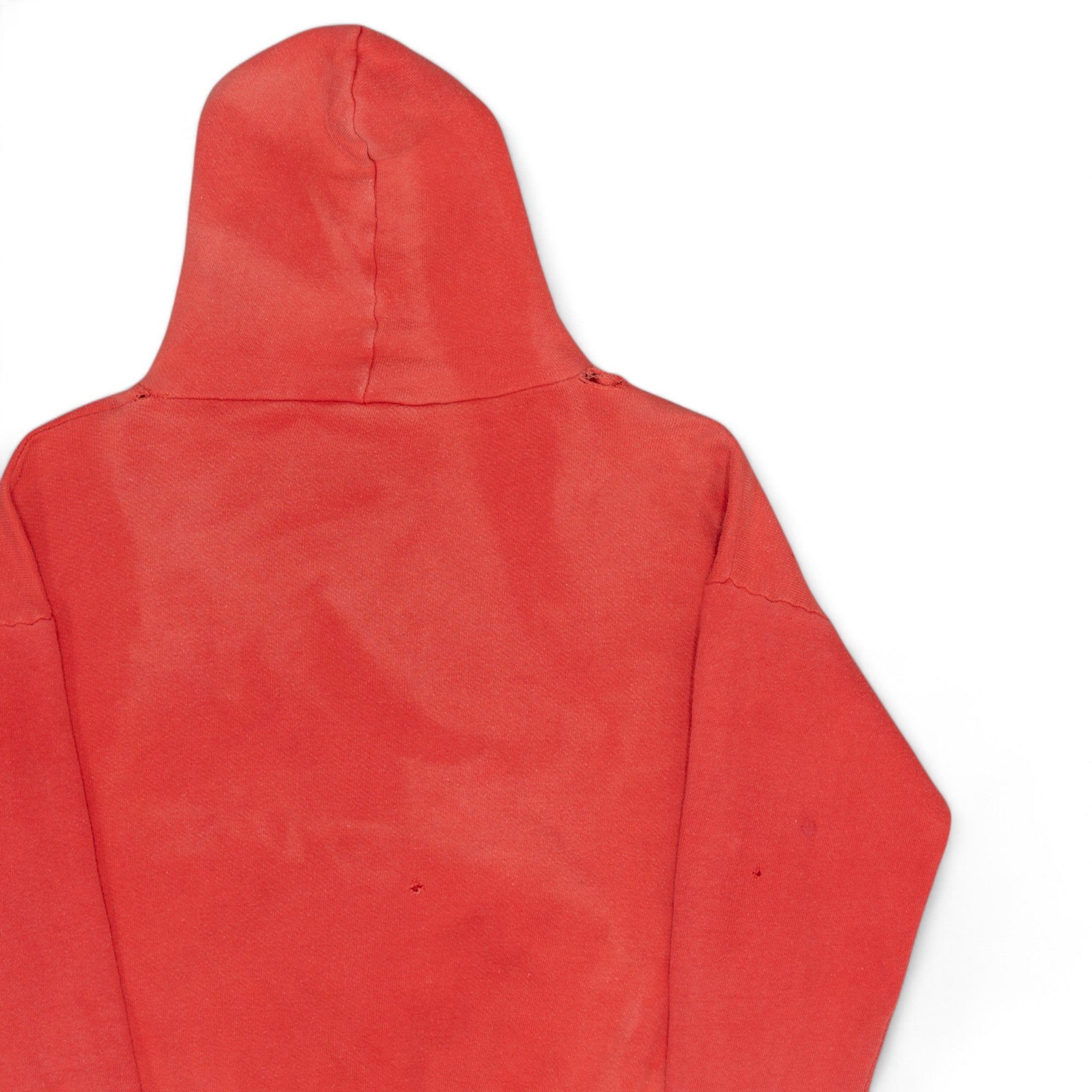 RED THERMAL LINED HOODED SWEATSHIRT - 1950/60'S