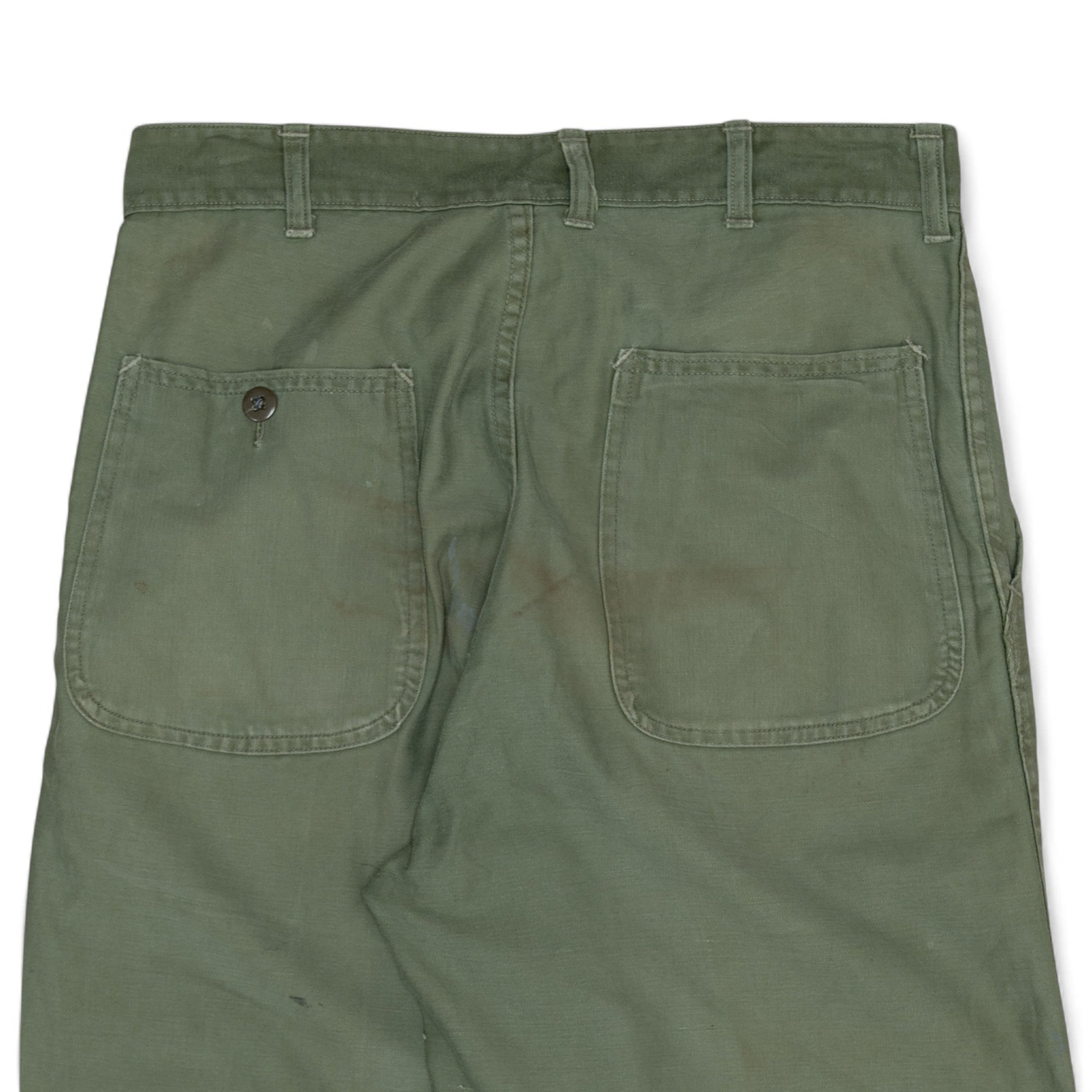 WIDE-LEG MILITARY OG-507 FATIGUE PANTS - 1950'S