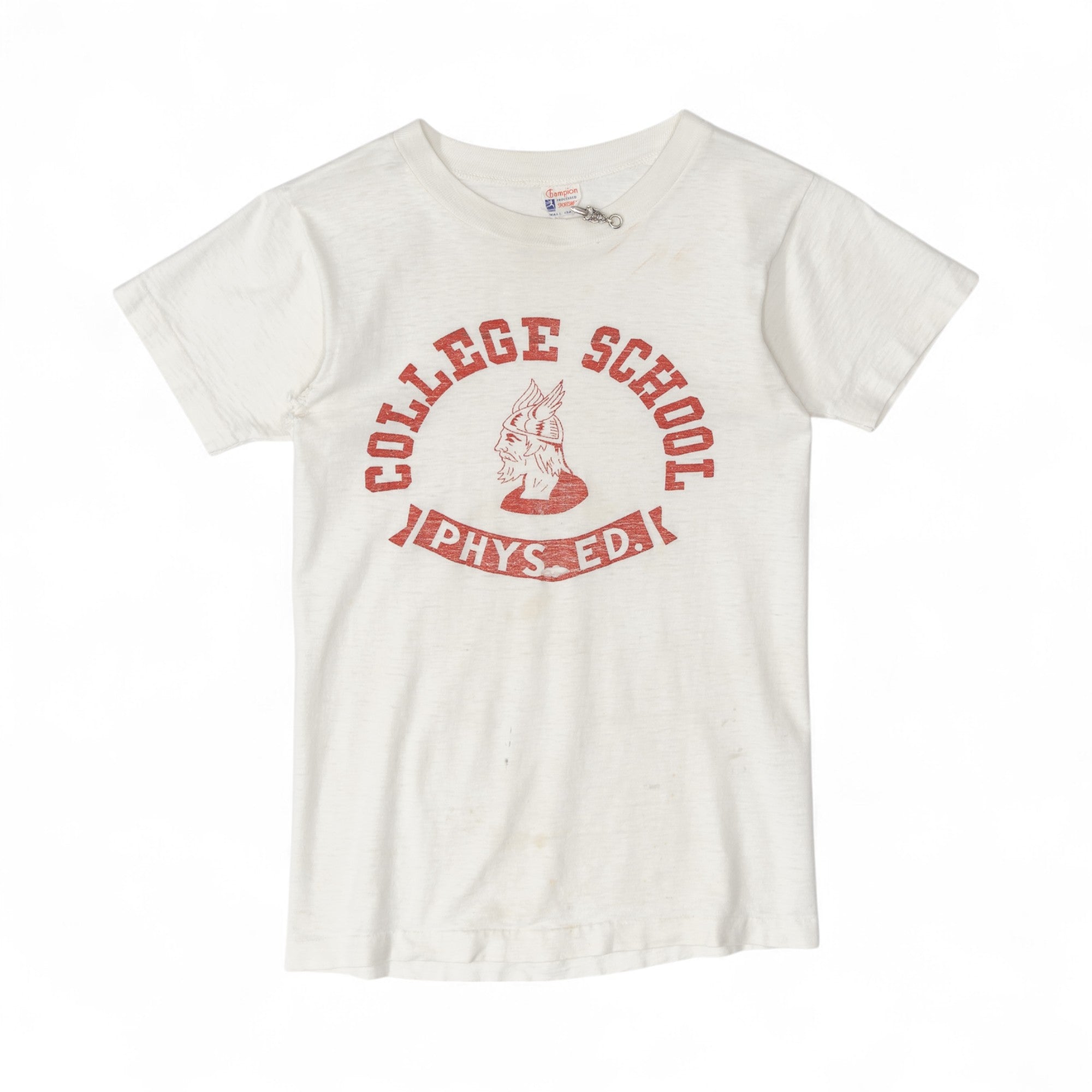 CHAMPION COLLEGE SCHOOL PHYSICAL EDUCATION TEE - 1950'S