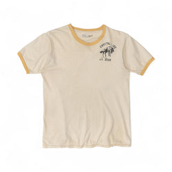 FADED STRIPED CRYSTAL LAKE JR. HIGH TEE - 1960/70'S