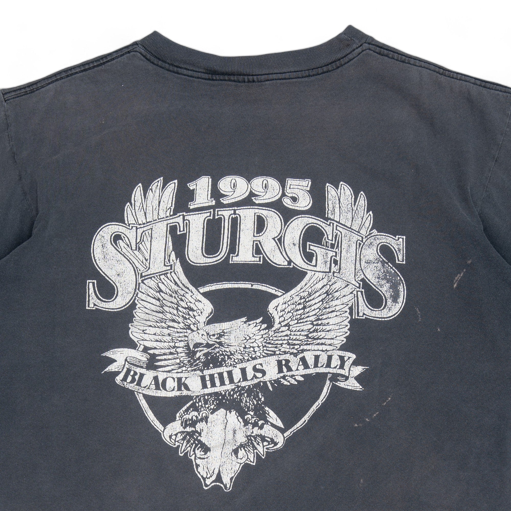 FADED SINGLE STITCH STURGIS TEE - 1990'S