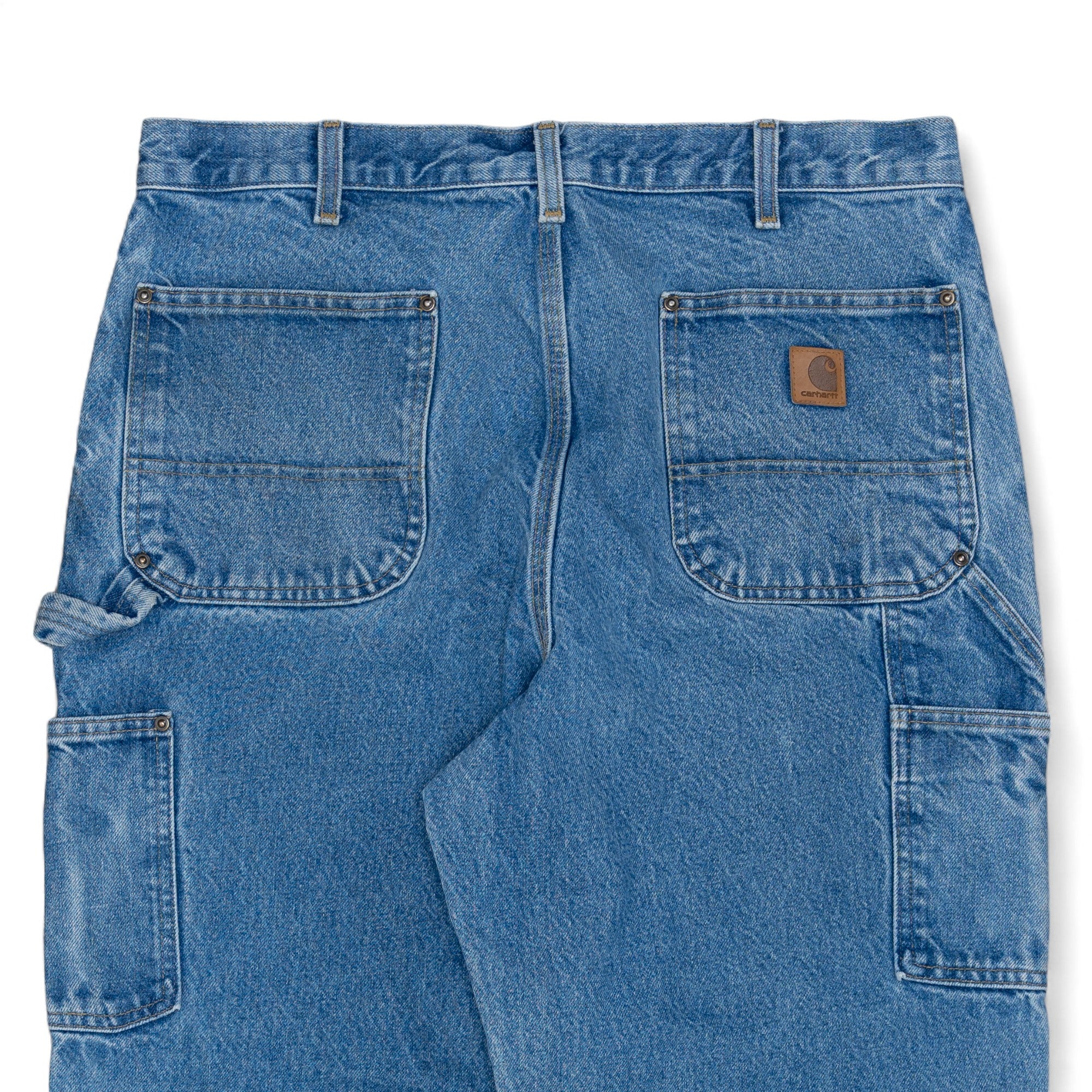 THRASHED DENIM CARHARTT DOUBLE KNEE - 1990'S