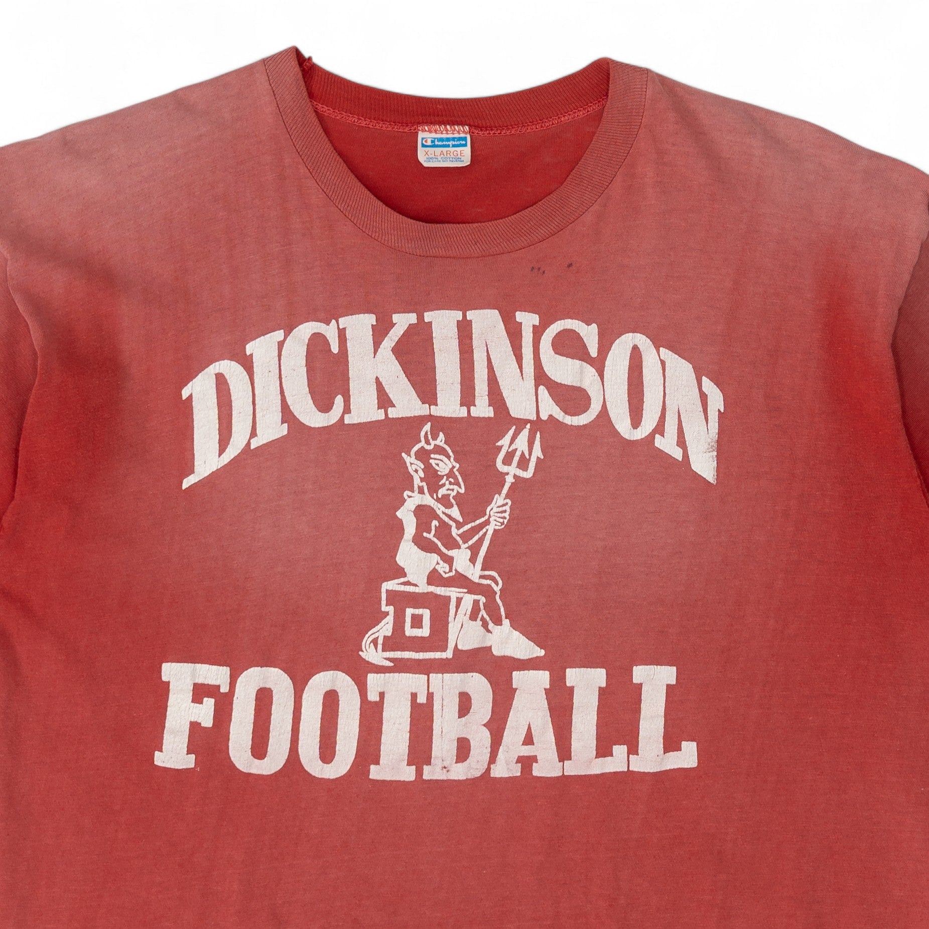 FADED DICKINSON FOOTBALL TEE - 1950/60'S