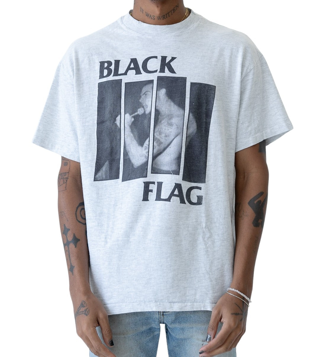 SINGLE STITCH BLACK FLAG TEE - 1990'S