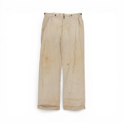 CONE MILLS CHAMBRAY 2 BUTTON TROUSERS - 1940'S