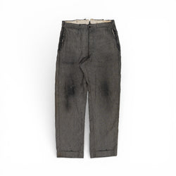 CONE MILLS SALT & PEPPER TROUSERS - 1940'S