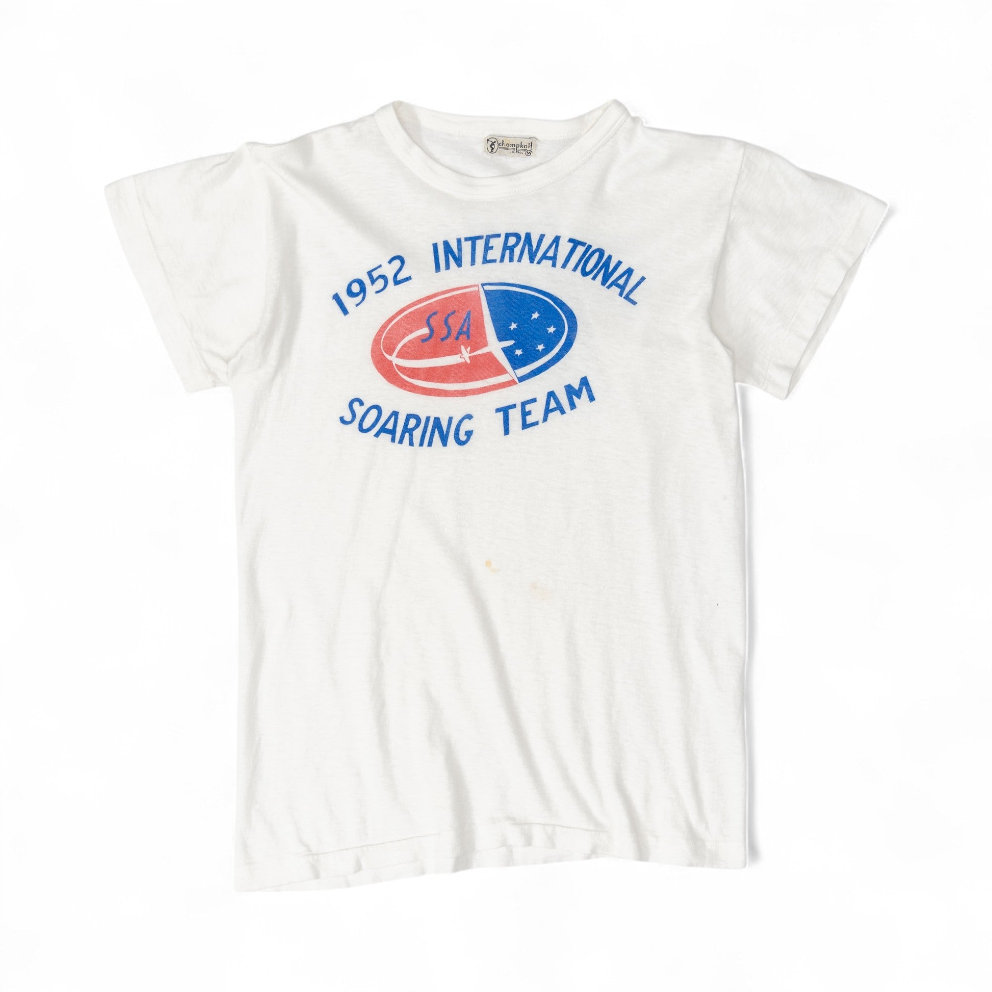 1952 INTERNATIONAL SOARING TEAM TEE - 1940'S