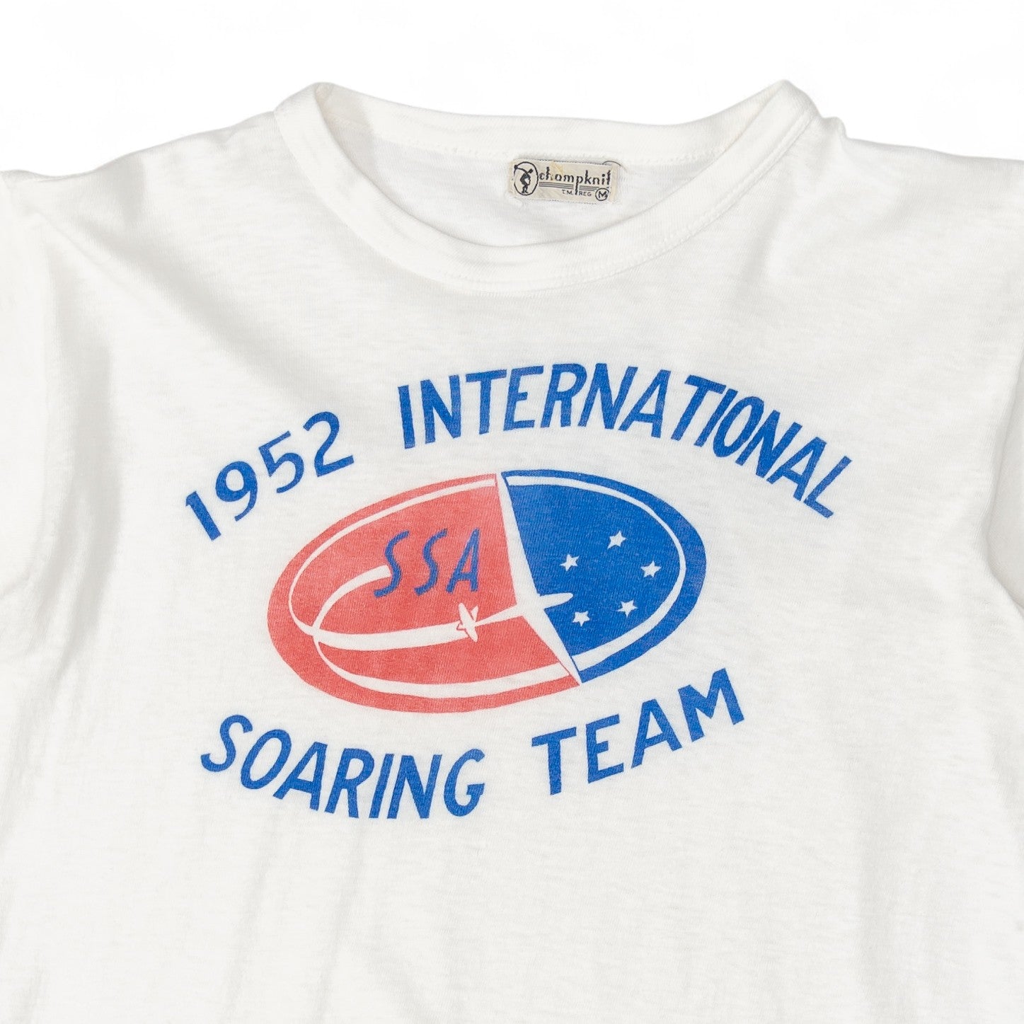 1952 INTERNATIONAL SOARING TEAM TEE - 1940'S