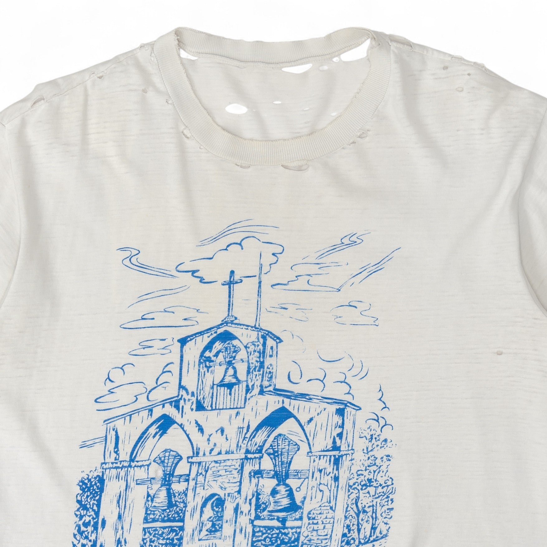 PERFECTLY DISTRESSED 'CUBA' TEE - 1980'S