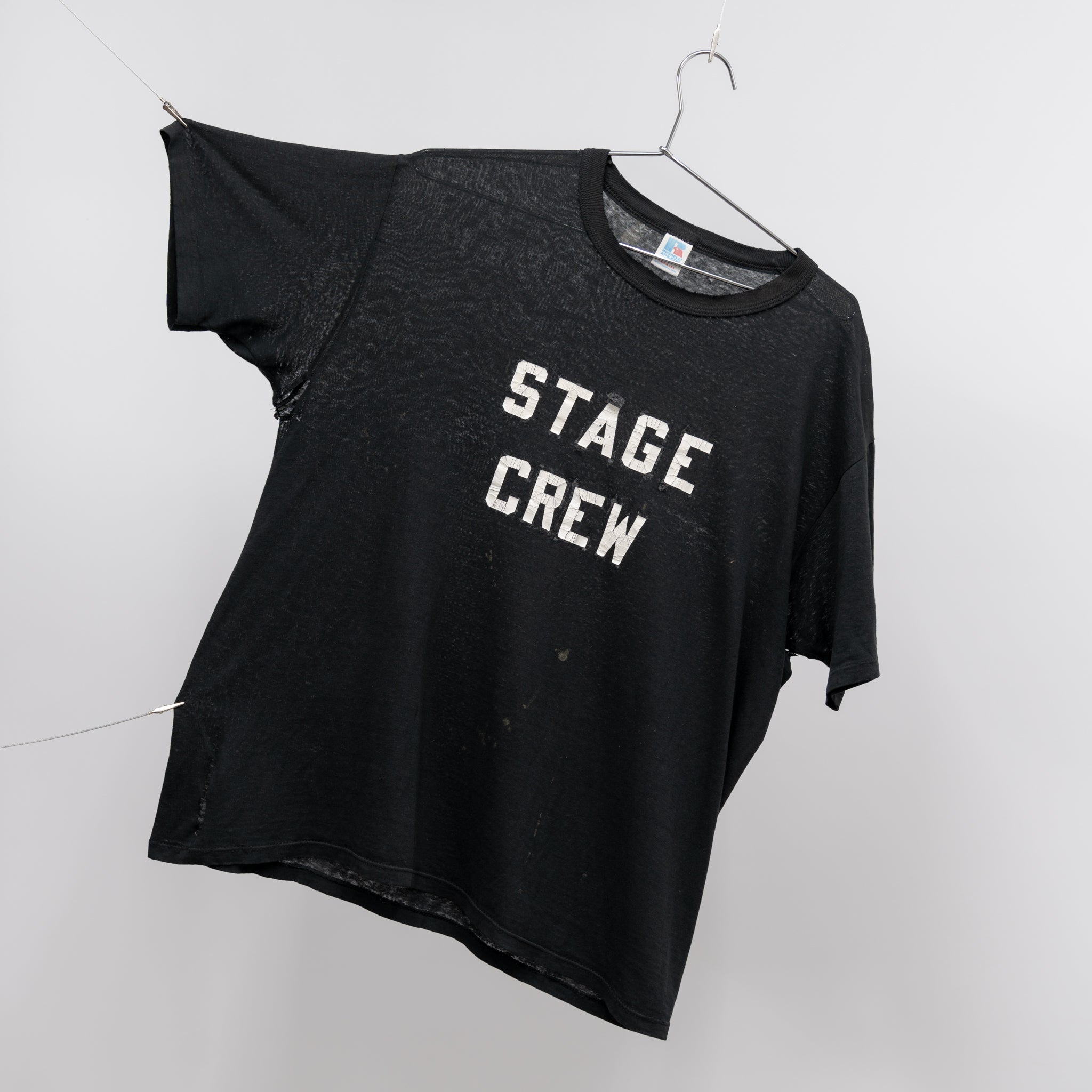 THRASHED STAGE CREW TEE - 1980'S