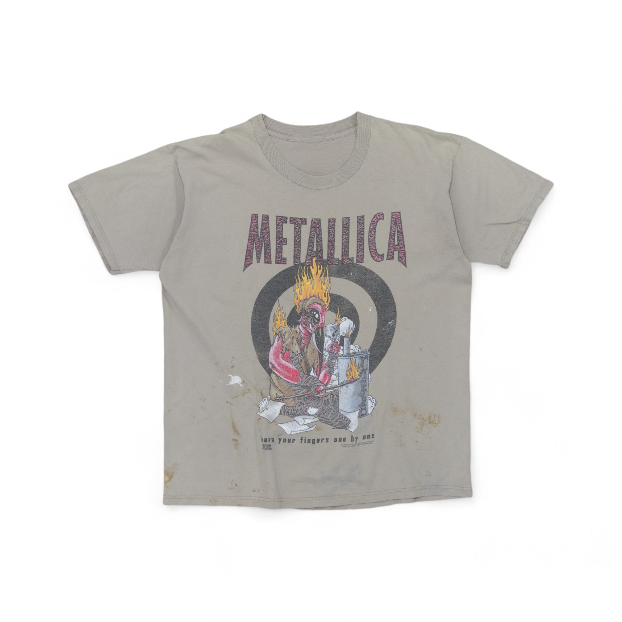 METALLICA ‘BURN YOUR FINGERS’ TEE - 1998