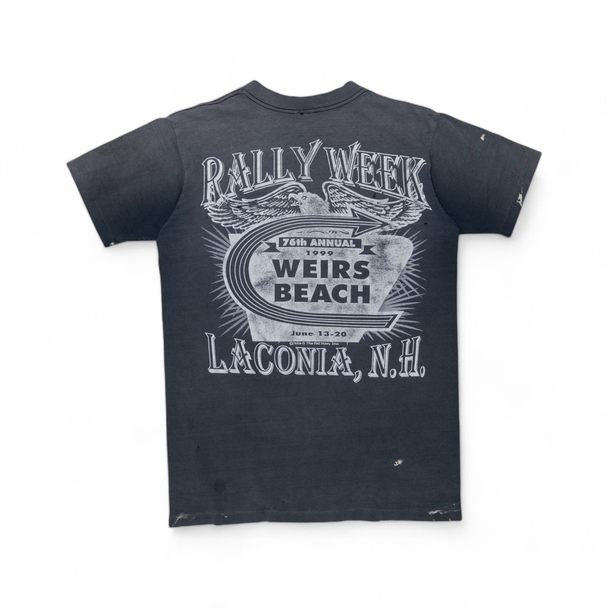 FADED SINGLE STITCH RALLY WEEK TEE - 1990’S