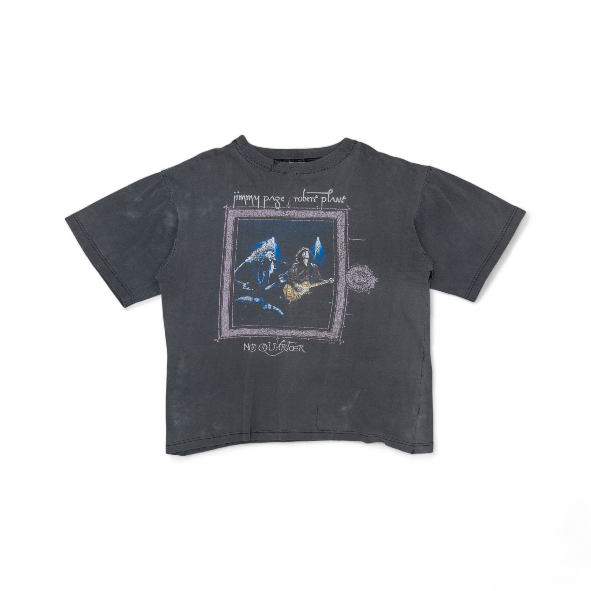 FADED JIMMY PAGE / ROBERT PLANT WORLD TOUR TEE - 1995