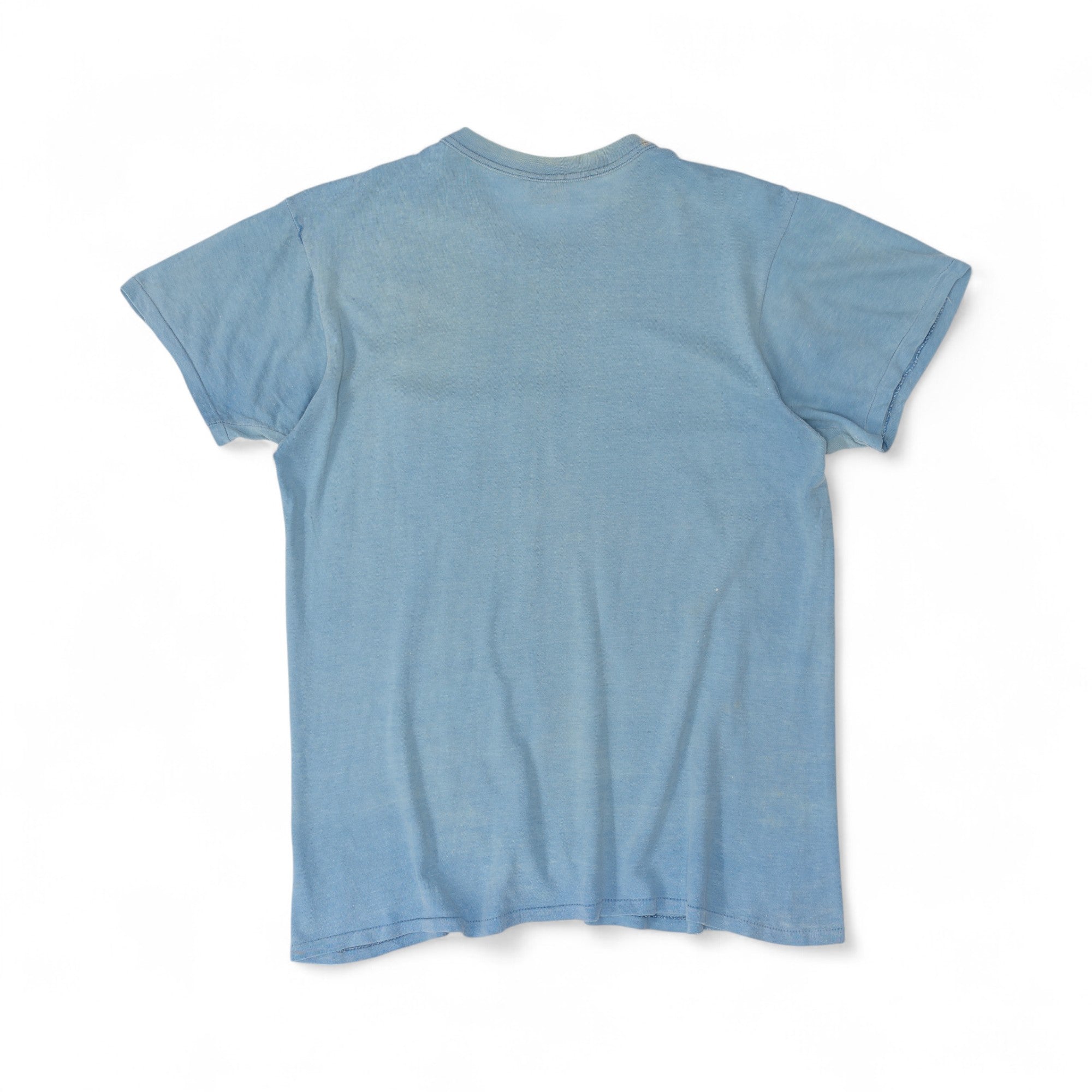 PAPER-THIN BLANK BVD POCKET TEE - 1960'S
