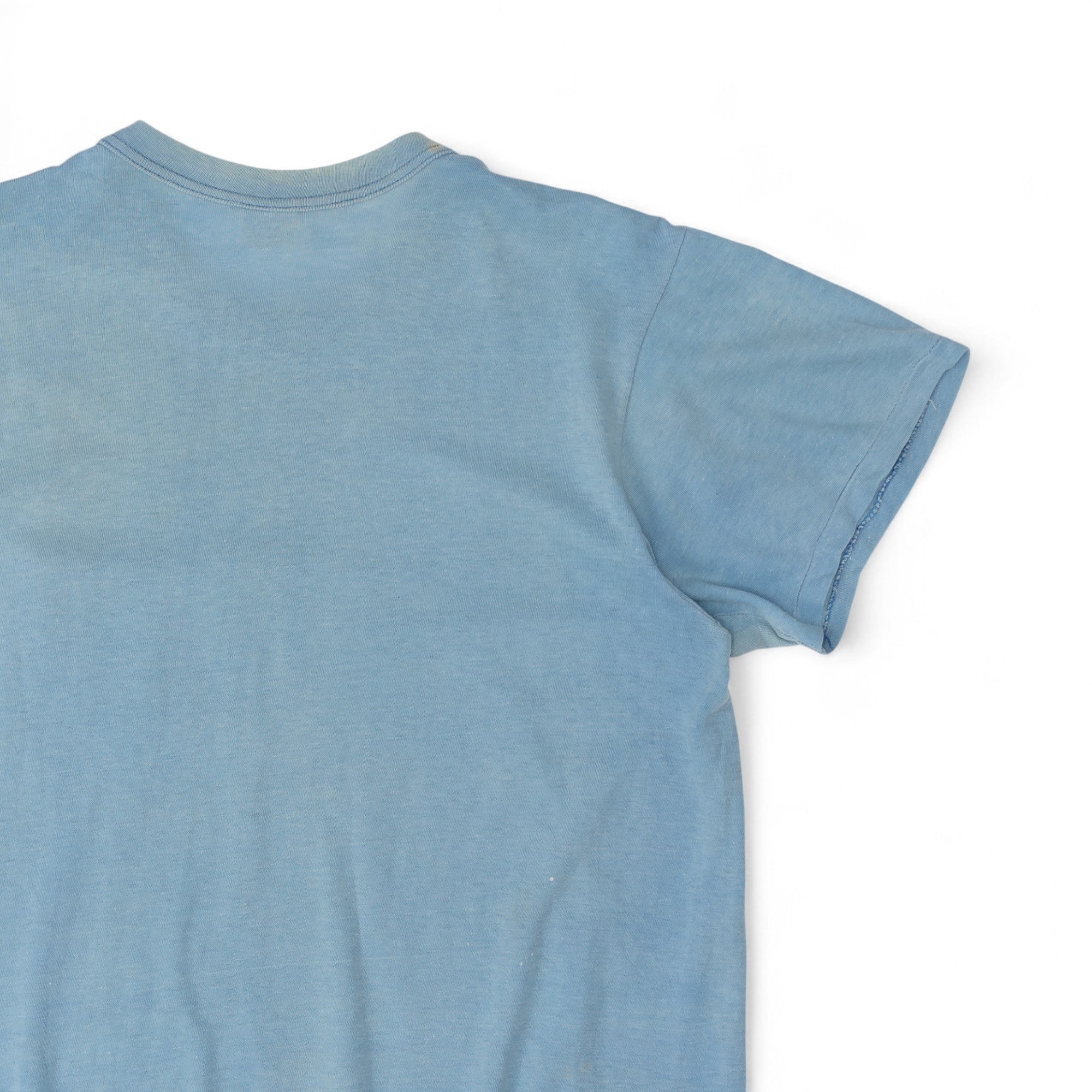 PAPER-THIN BLANK BVD POCKET TEE - 1960'S