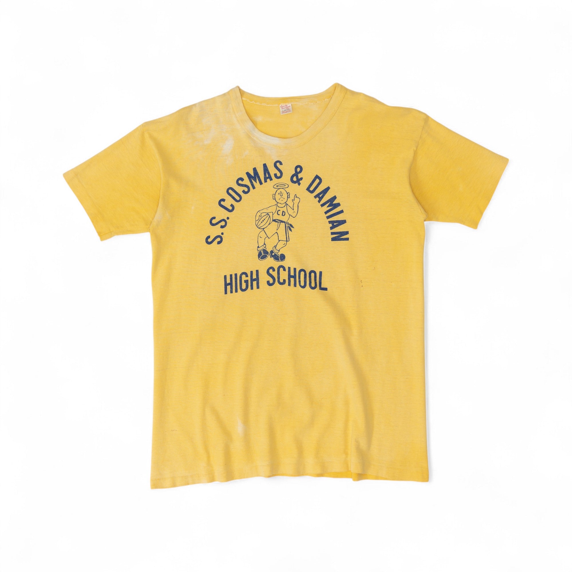 'S.S. COSMAS & DAMIAN' HIGH SCHOOL TEE - 1960/70'S