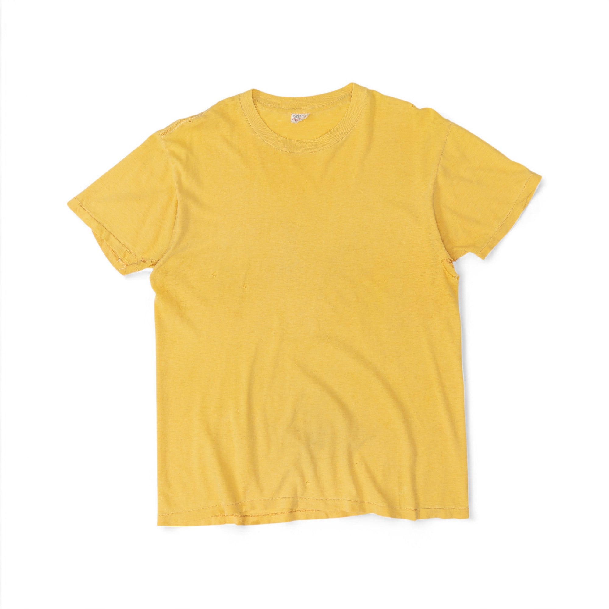 PAPER-THIN/DISTRESSED BLANK TEE - 1960'S