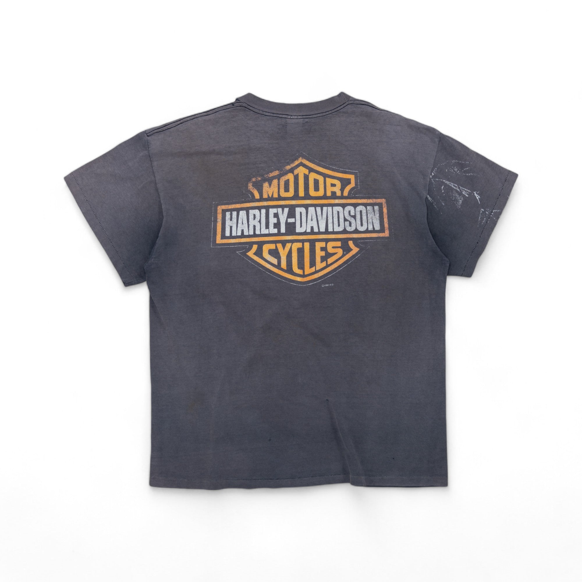 FADED SINGLE STITCH HARLEY DAVIDSON ‘AMERICAN ICON’ TEE - 1990’S