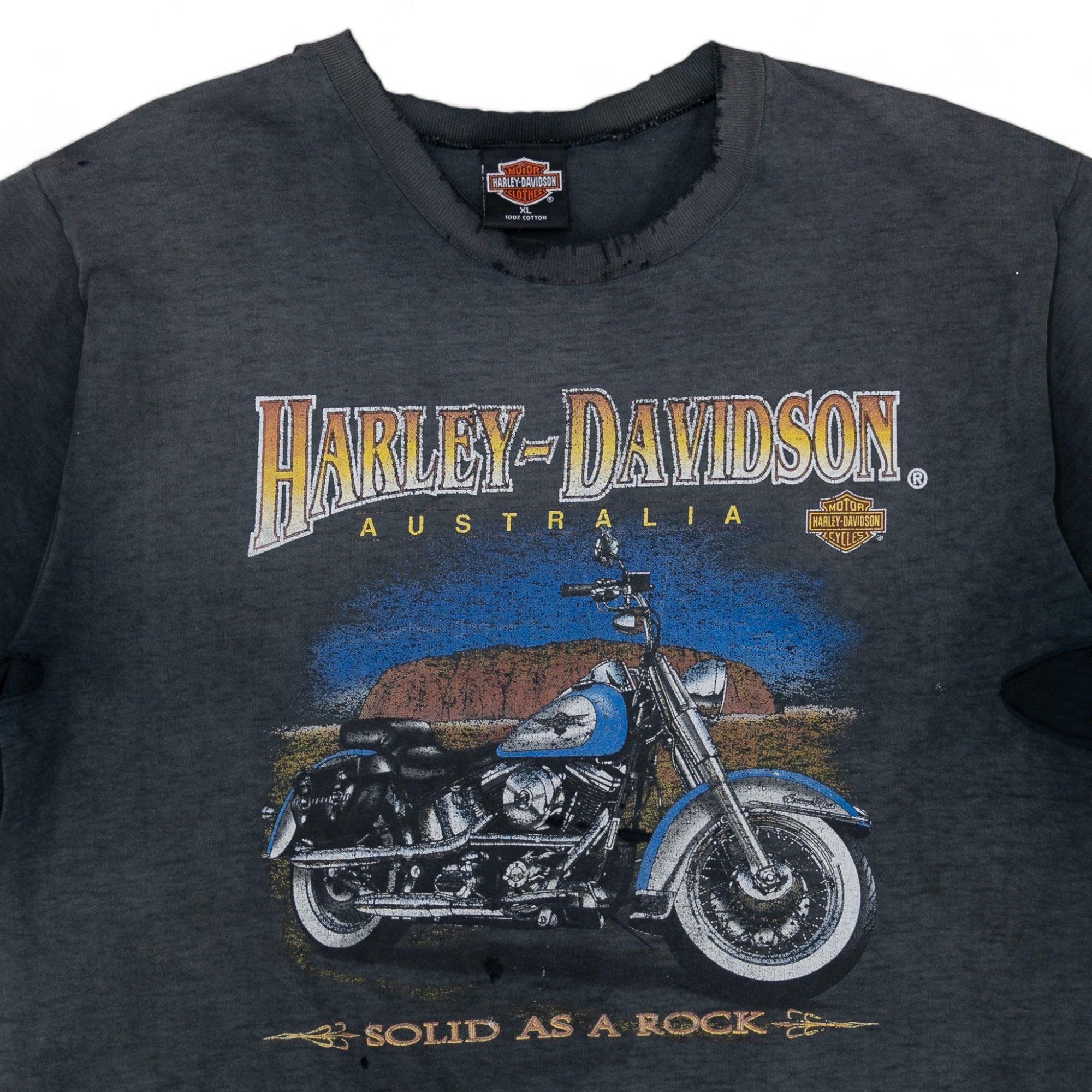 FADED SINGLE STITCH HARLEY DAVIDSON AUSTRALIA TEE - 1990’S