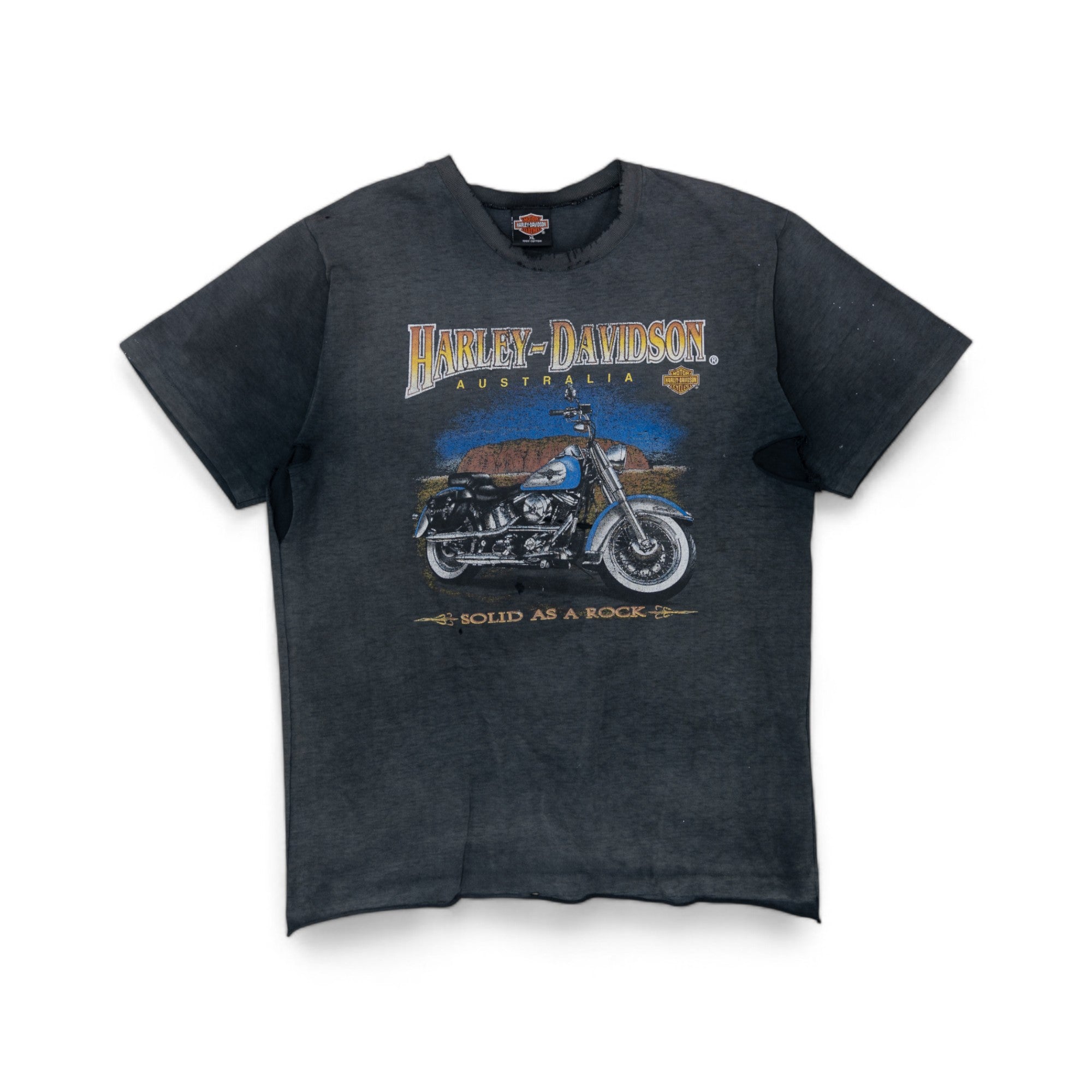 FADED SINGLE STITCH HARLEY DAVIDSON AUSTRALIA TEE - 1990’S