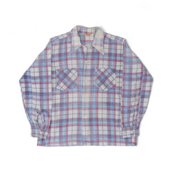 DISTRESSED PILGRIM LOOP COLLAR FLANNEL SHIRT - 1940'S